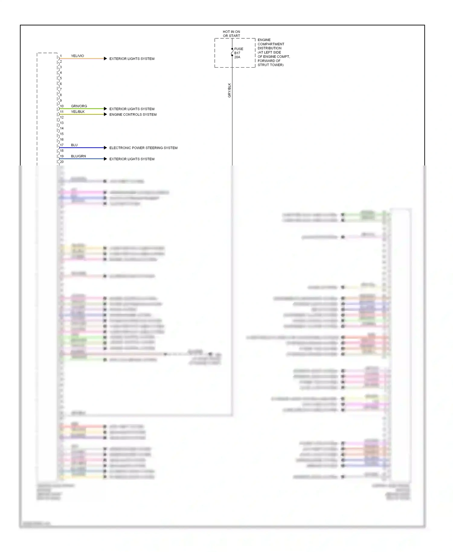 Volvo S80 II (2006-2010) computer data lines system computer data lines system engine controls system wiring diagram  (1 of 1)