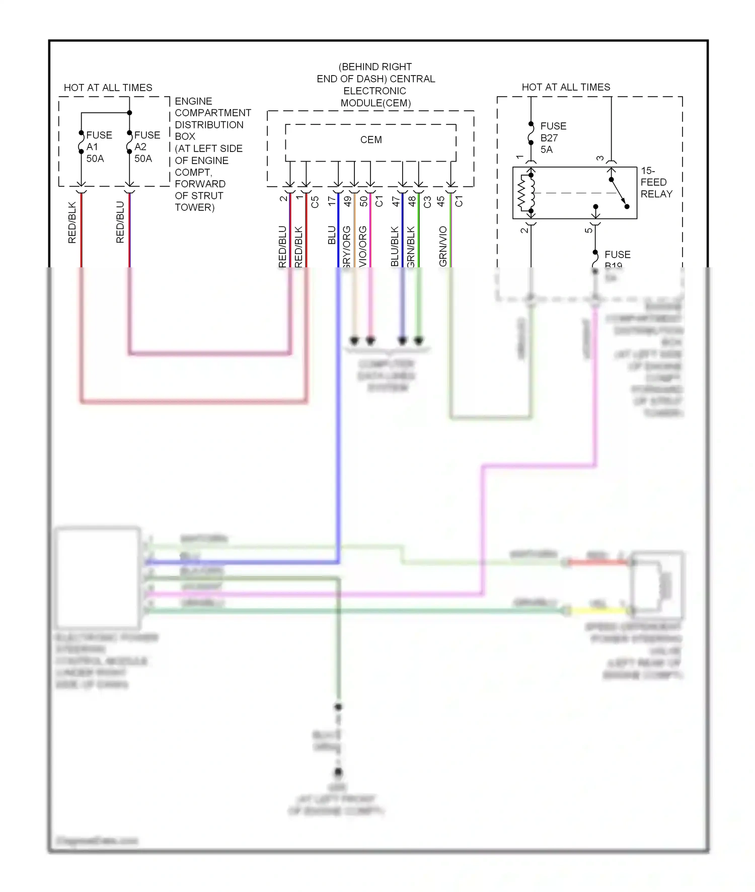 Volvo S80 II (2006-2010) computer data lines system wiring diagram  (6 of 53)