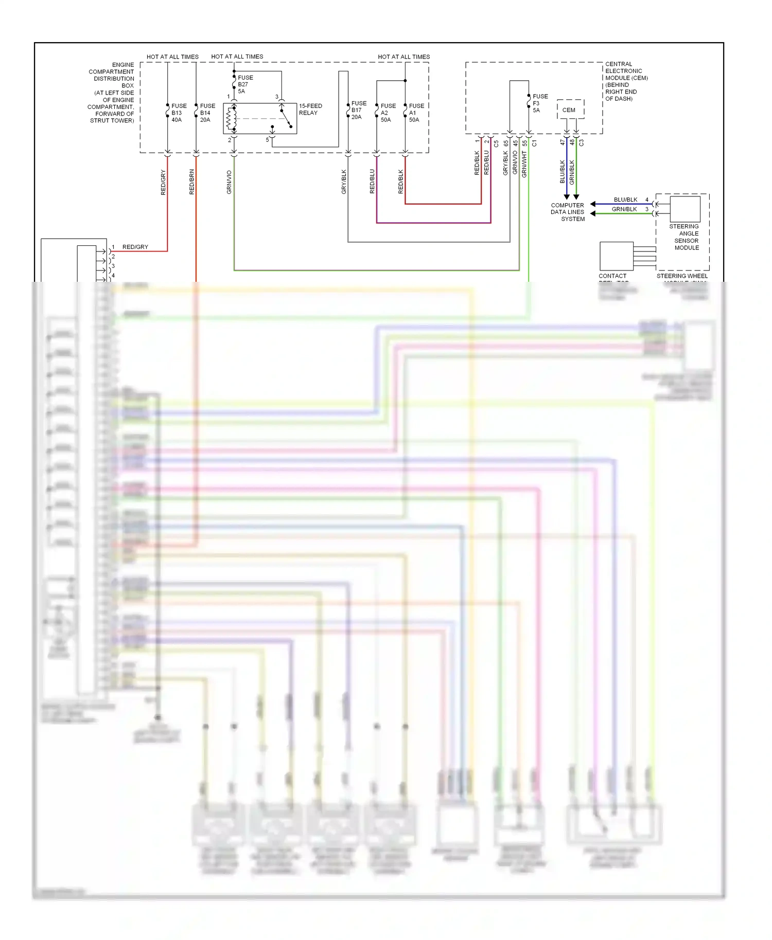 Volvo S80 II (2006-2010) computer data lines system wiring diagram  (1 of 53)