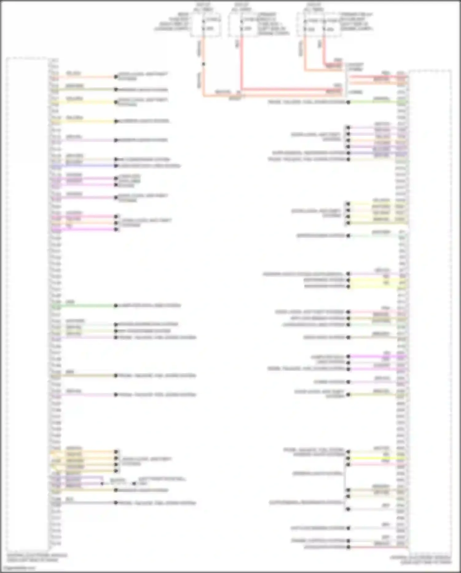 S90 Volvo II facelift (2020-2024): Body control modules circuit (1 of 2)
