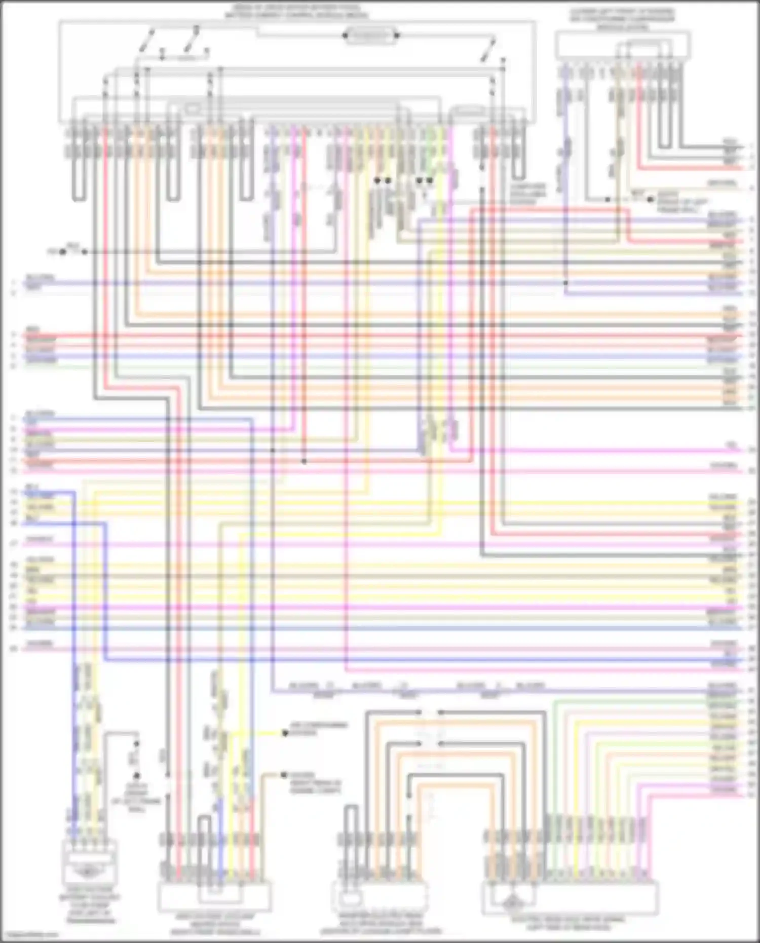 S90 Volvo II facelift (2020-2024): Wiring diagram engine performance 2.0l turbo supercharged hybrid (3 of 9)