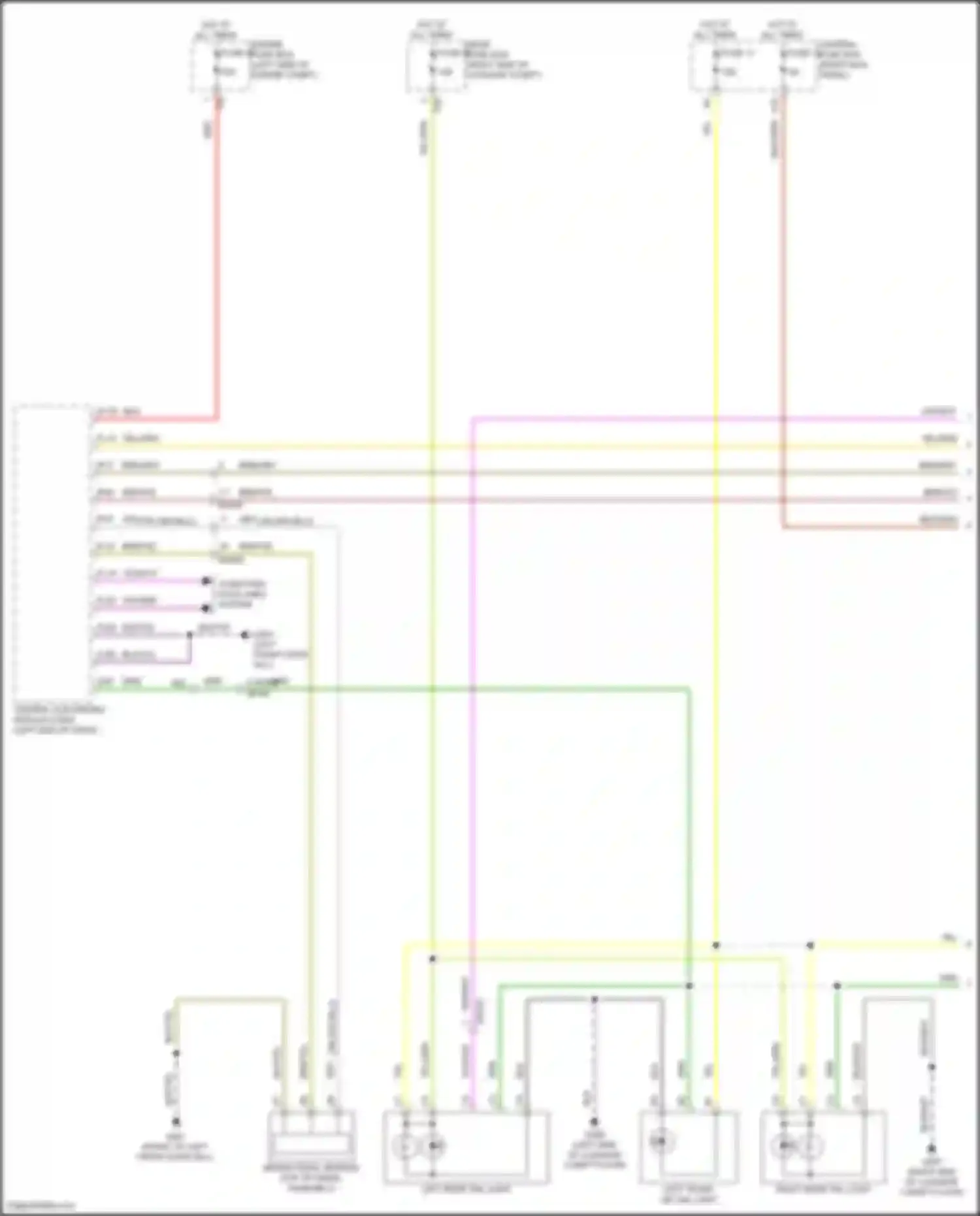 S90 Volvo II facelift (2020-2024): Exterior lights circuit (1 of 2)