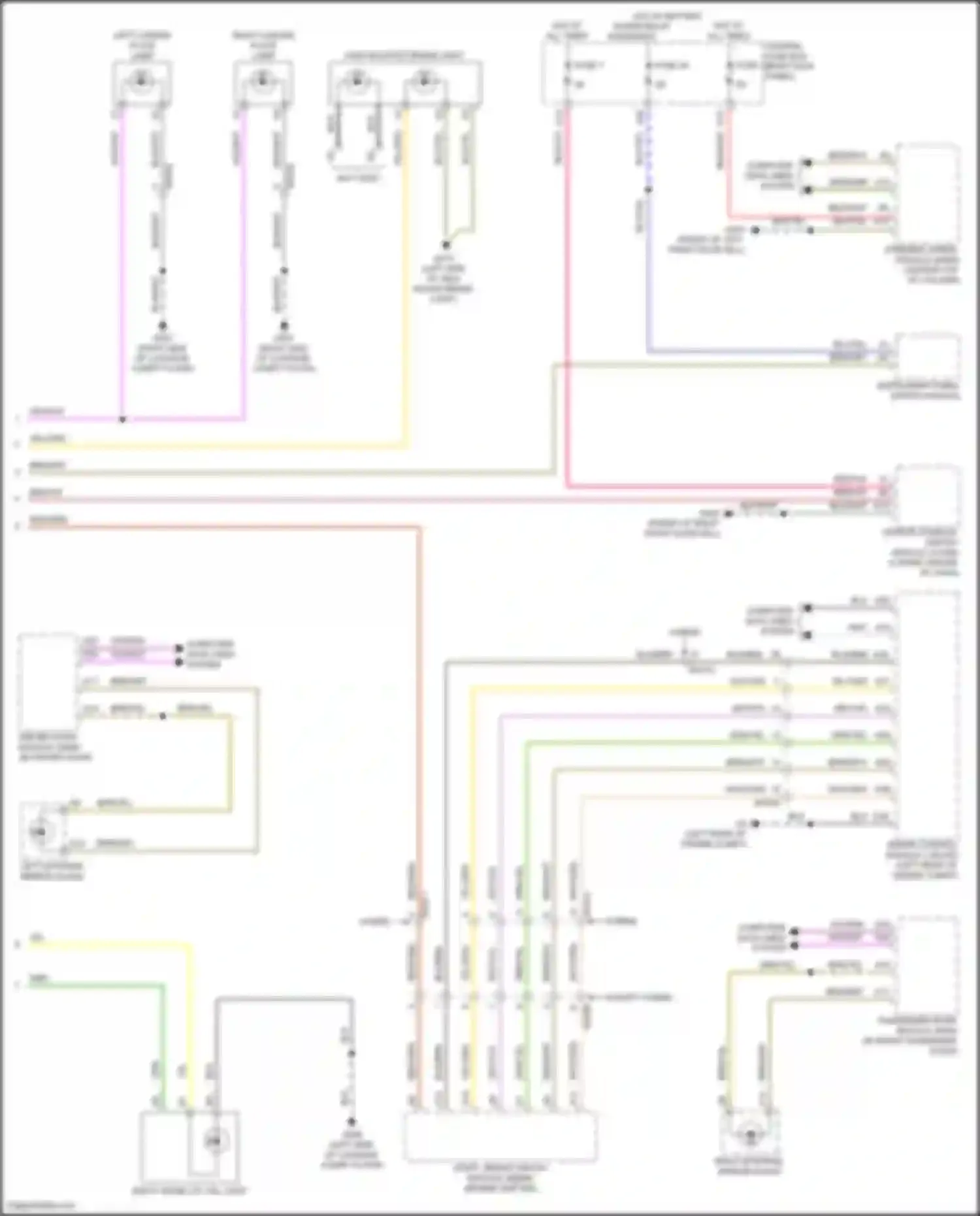 S90 Volvo II facelift (2020-2024): Exterior lights circuit (2 of 2)