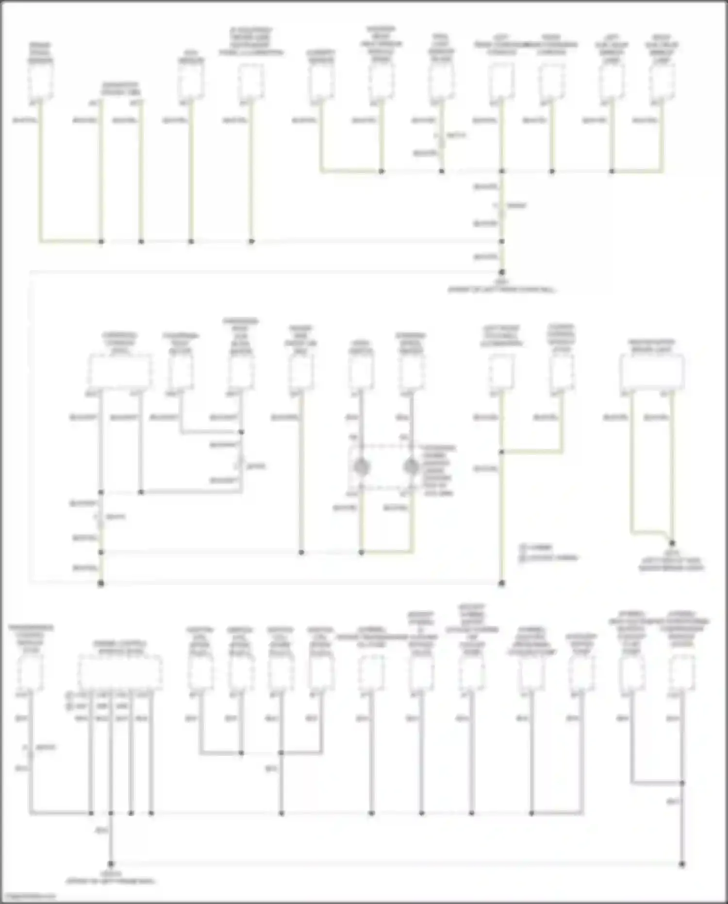 S90 Volvo II facelift (2020-2024): Ground distribution circuit (5 of 6)
