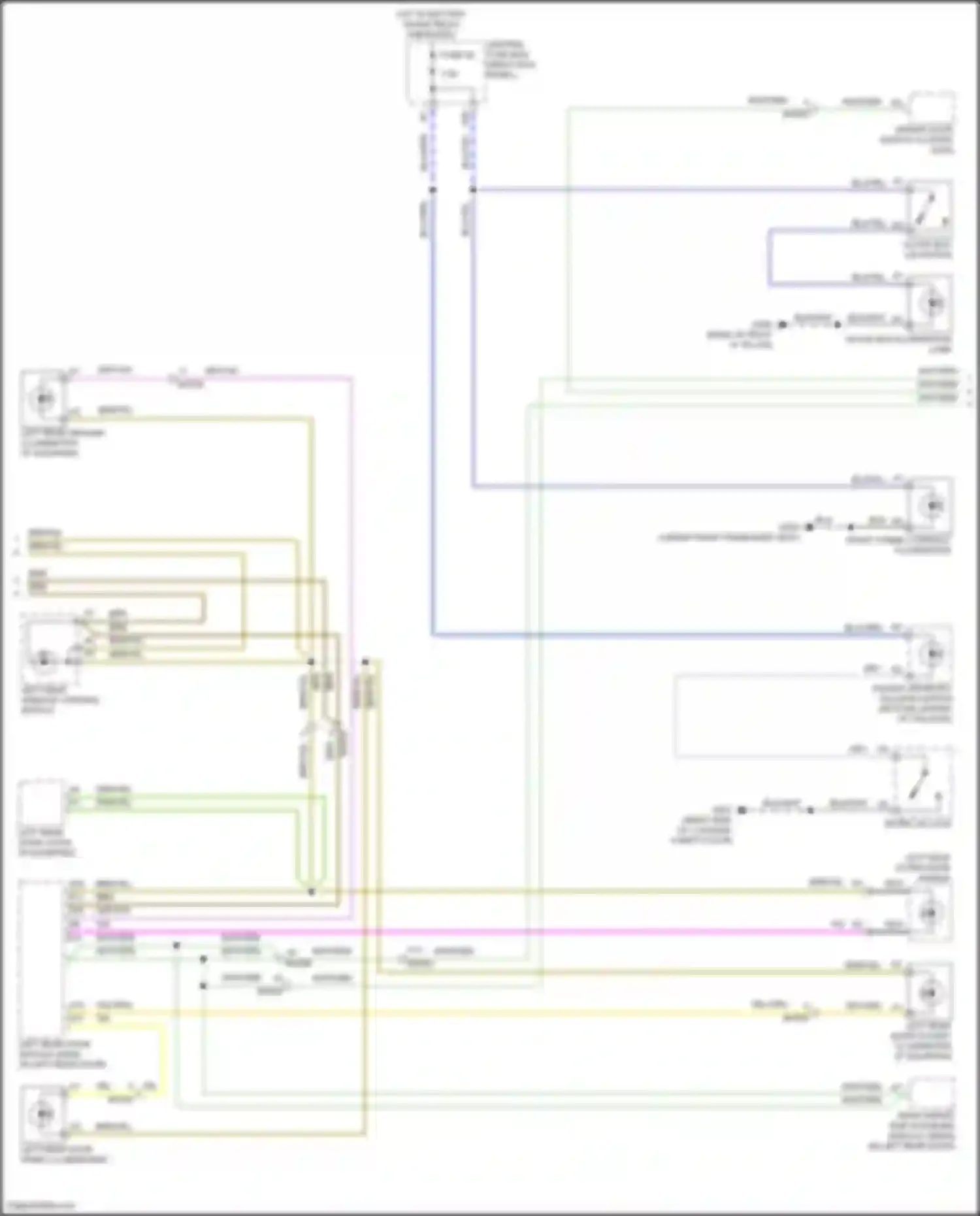 S90 Volvo II facelift (2020-2024): Instrument illumination circuit (3 of 4)
