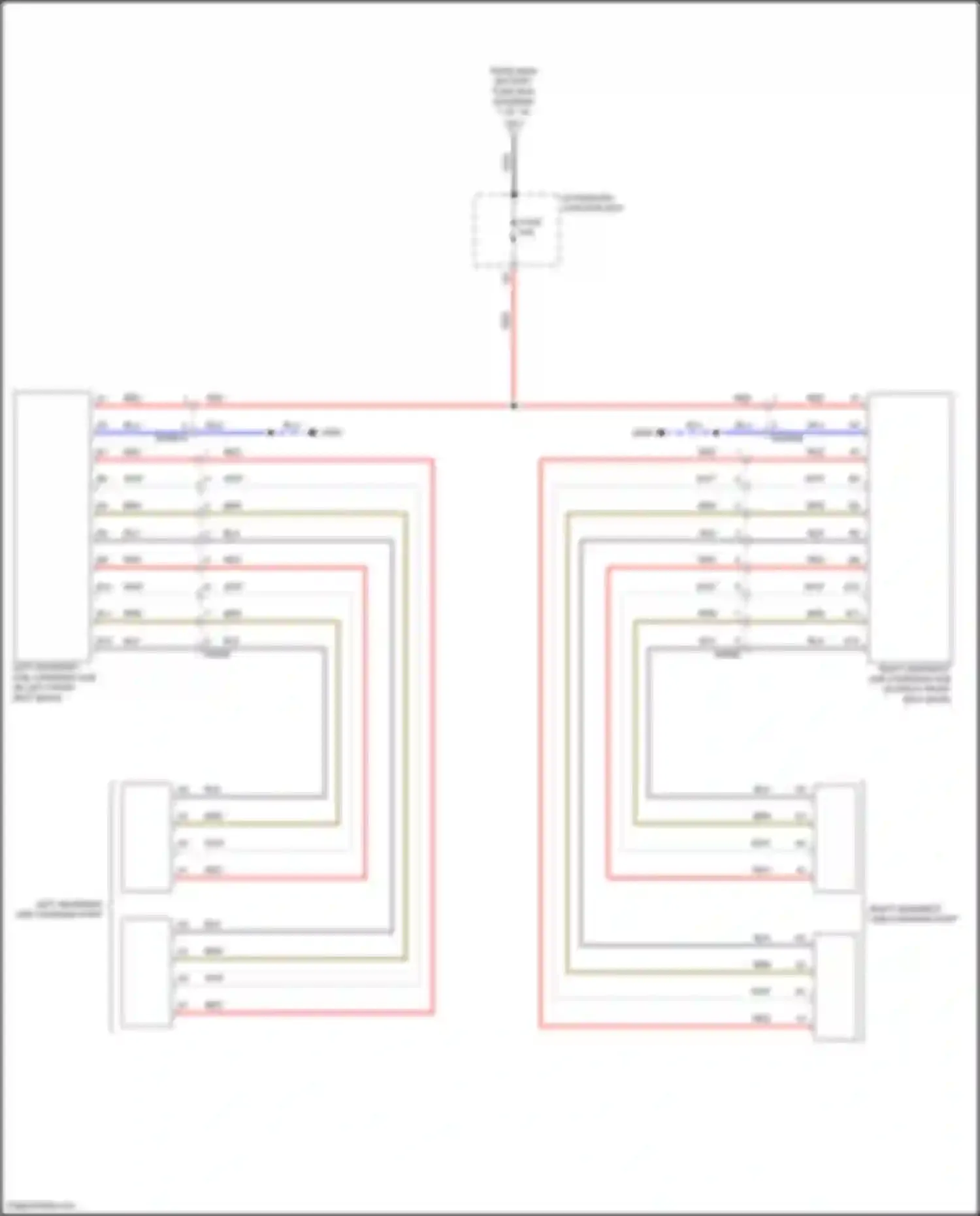 S90 Volvo II facelift (2020-2024): Power distribution circuit, except hybrid (3 of 10)