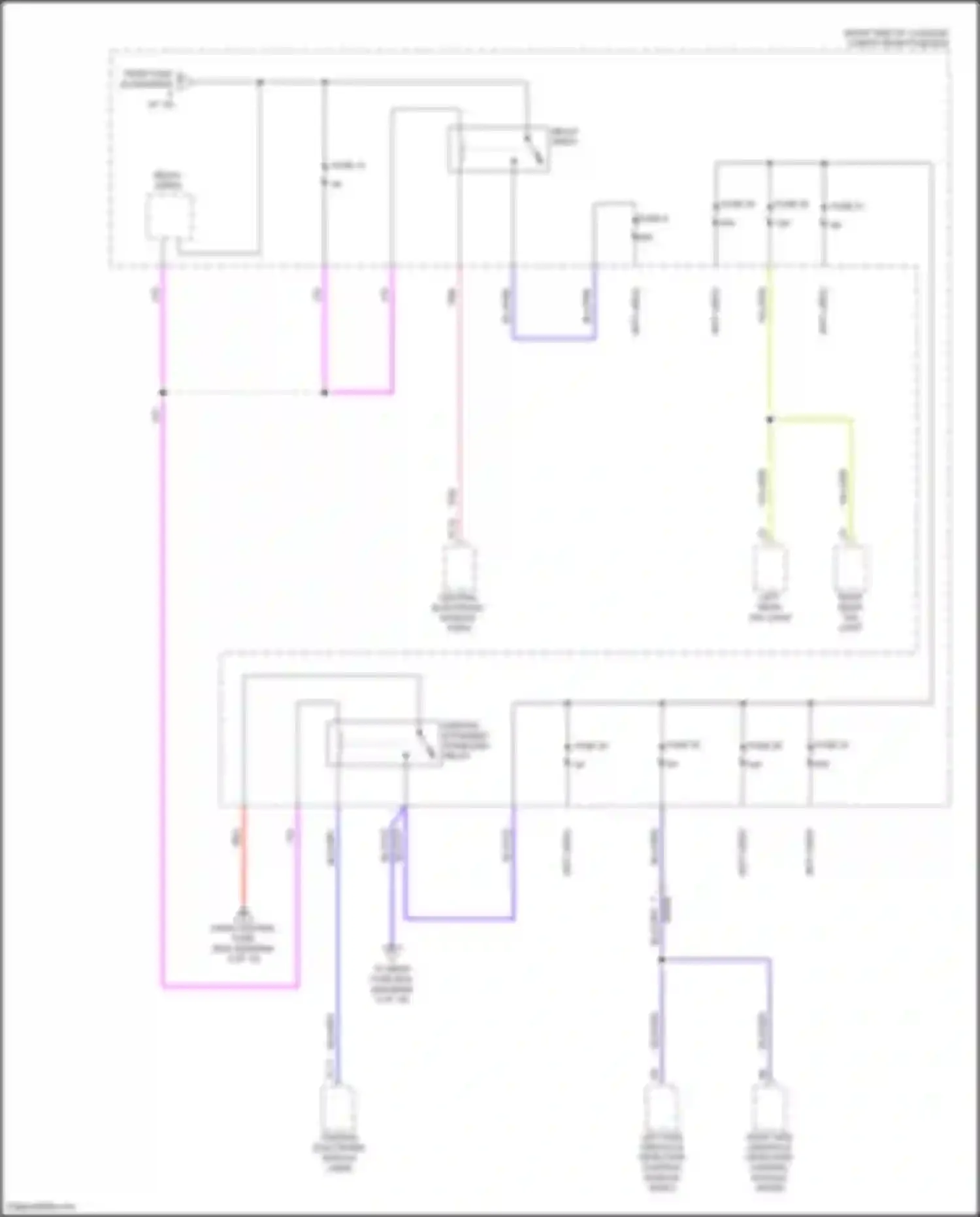 S90 Volvo II facelift (2020-2024): Power distribution circuit, except hybrid (6 of 10)