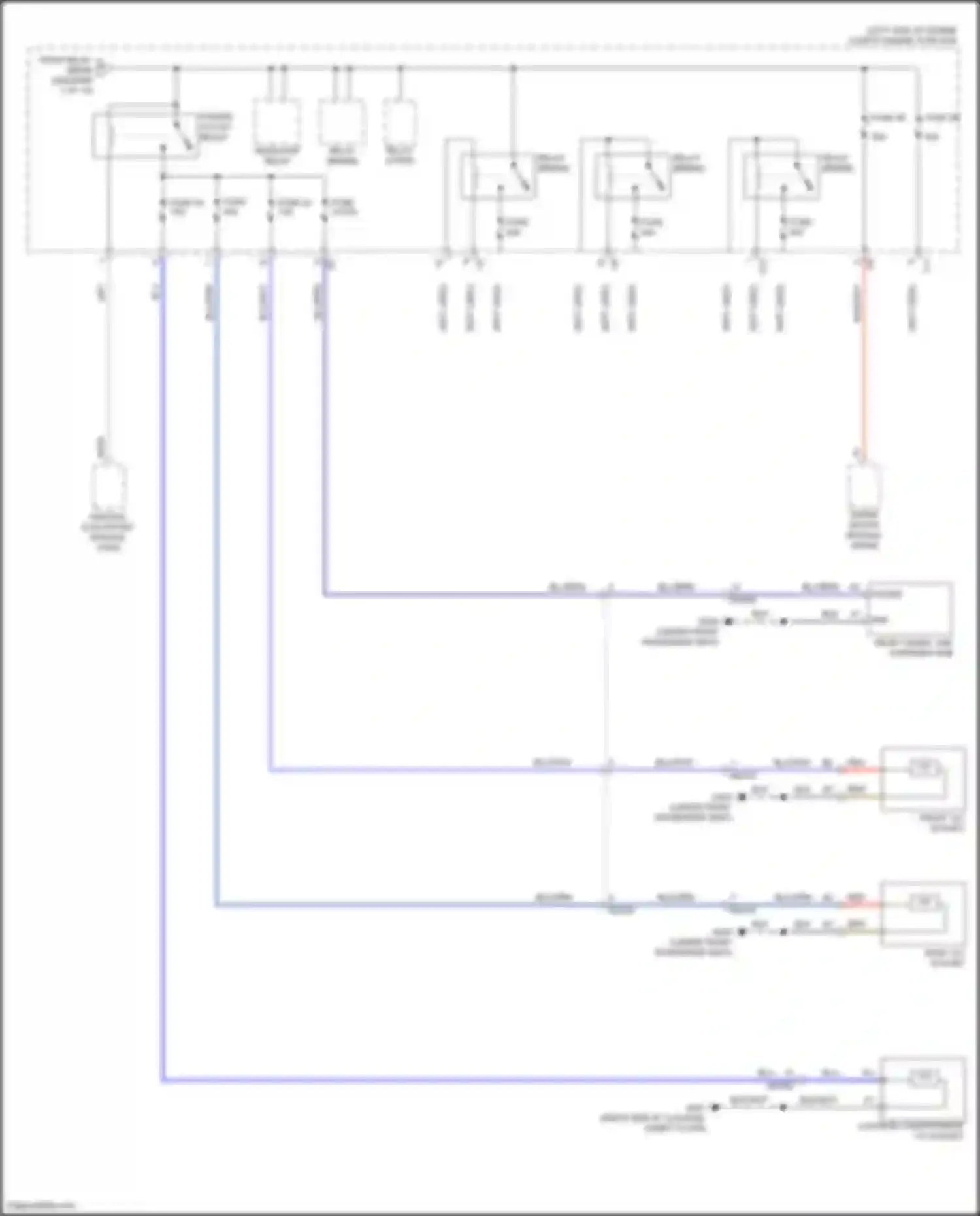 S90 Volvo II facelift (2020-2024): Power distribution circuit, except hybrid (8 of 10)