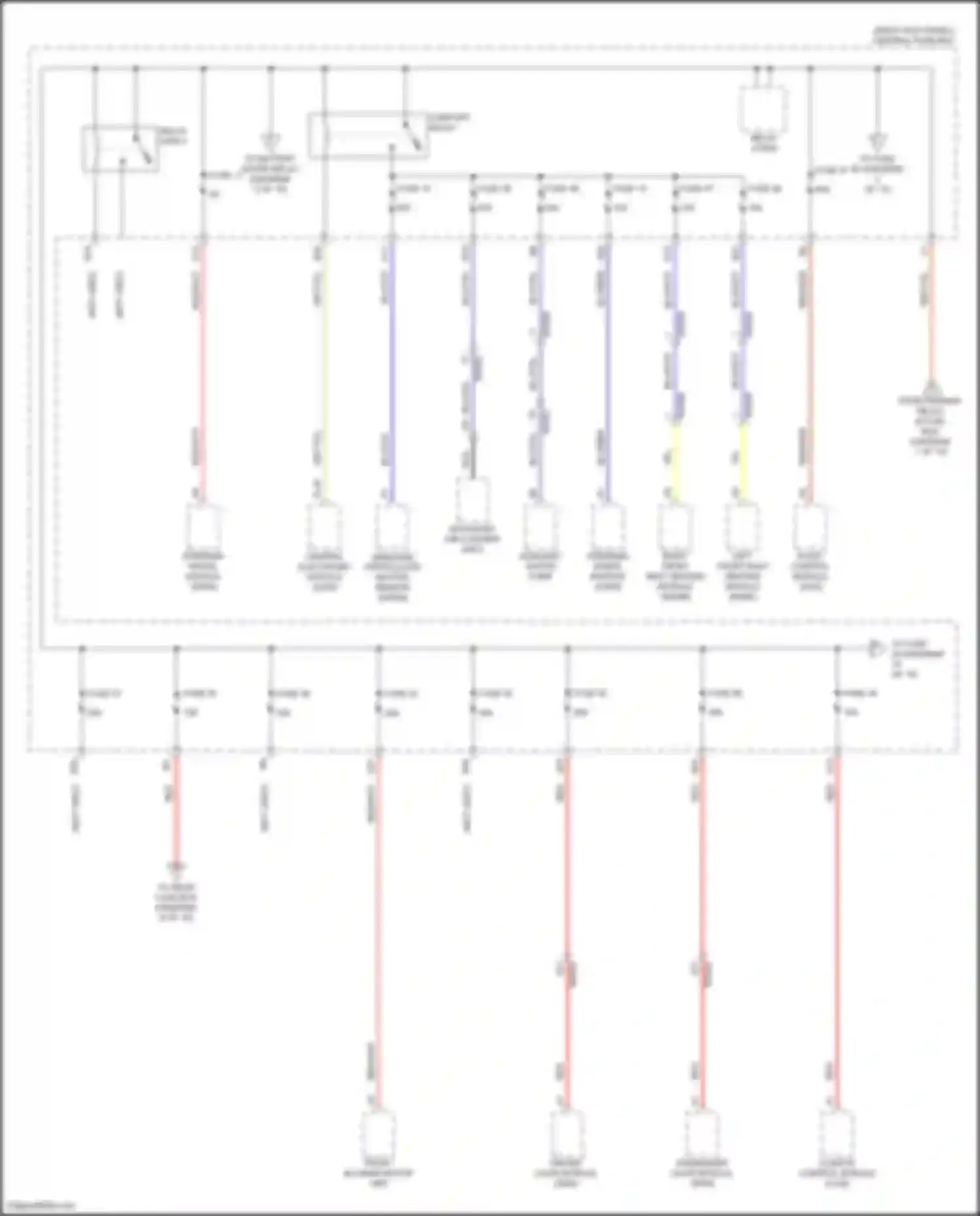 S90 Volvo II facelift (2020-2024): Power distribution circuit, except hybrid (9 of 10)