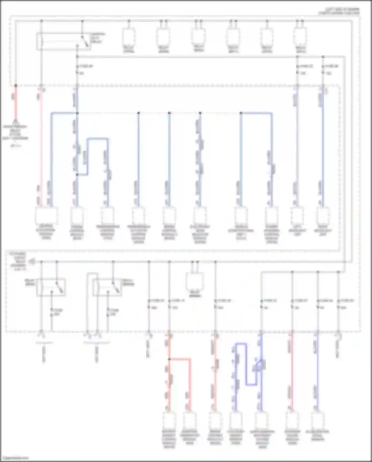 S90 Volvo II facelift (2020-2024): Power distribution circuit, hybrid (4 of 11)