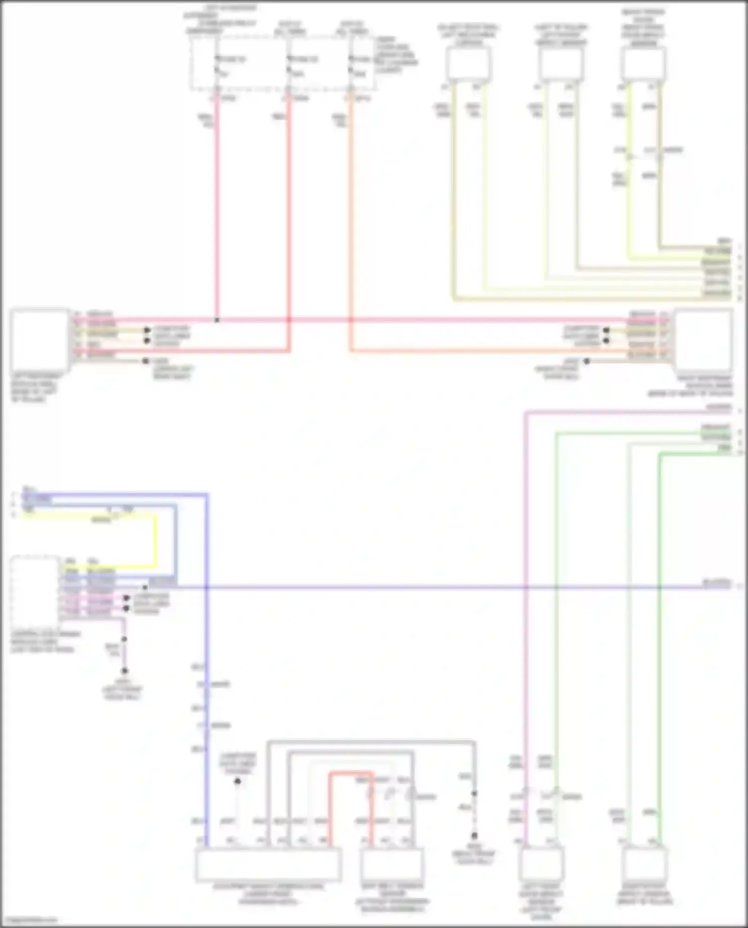 S90 Volvo II facelift (2020-2024): Supplemental restraints circuit (2 of 4)