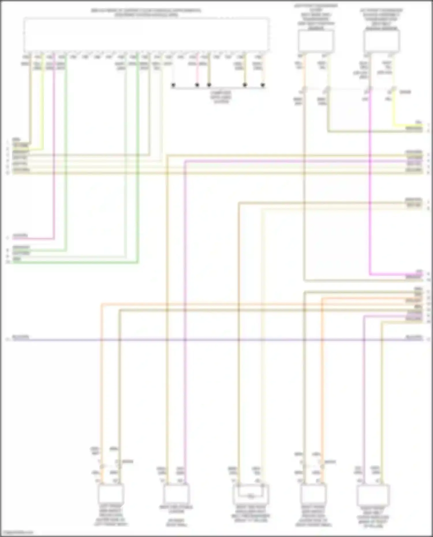 S90 Volvo II facelift (2020-2024): Supplemental restraints circuit (3 of 4)