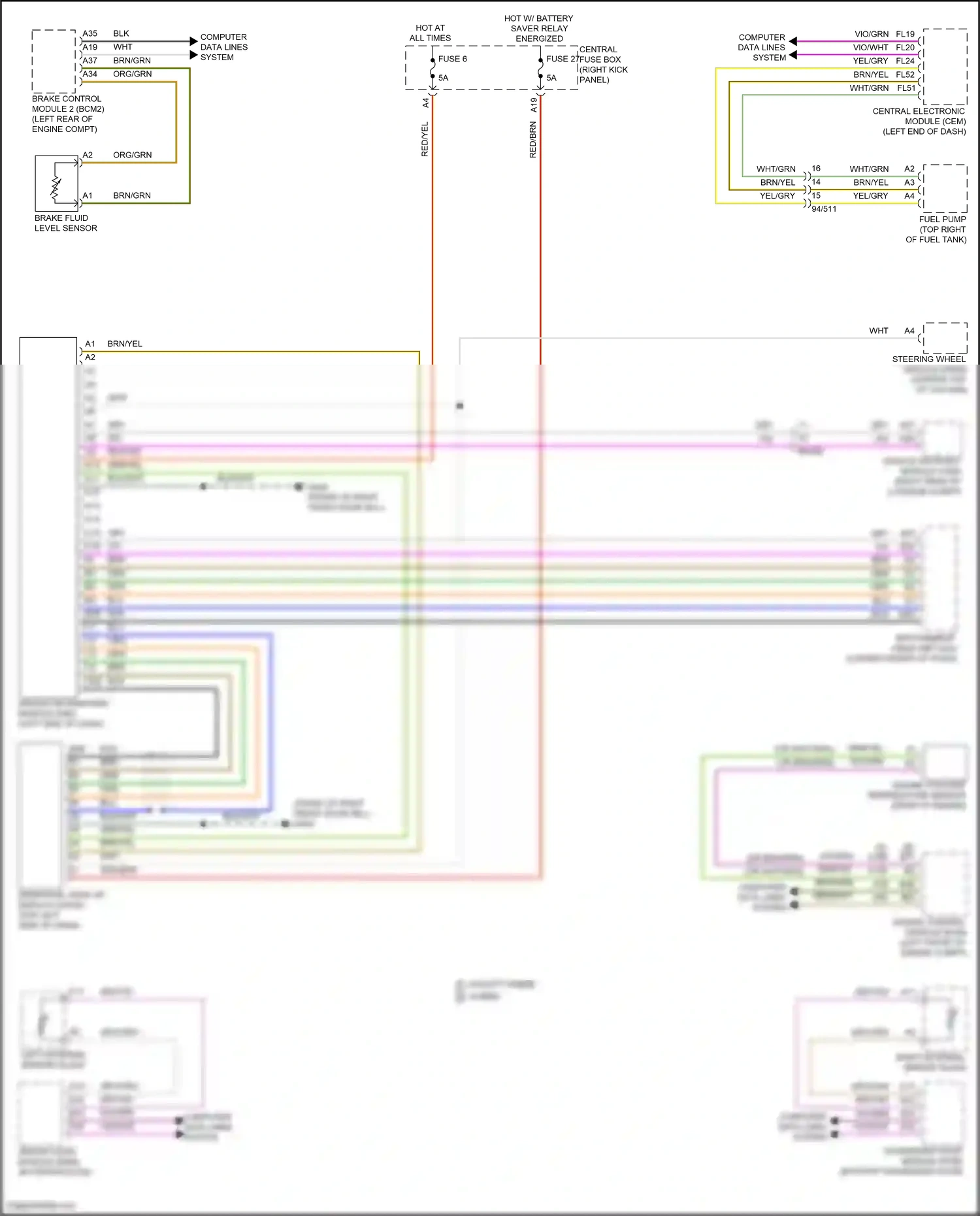 Volvo S90 II facelift (2020-2024) computer data lines system wiring diagram  (30 of 69)