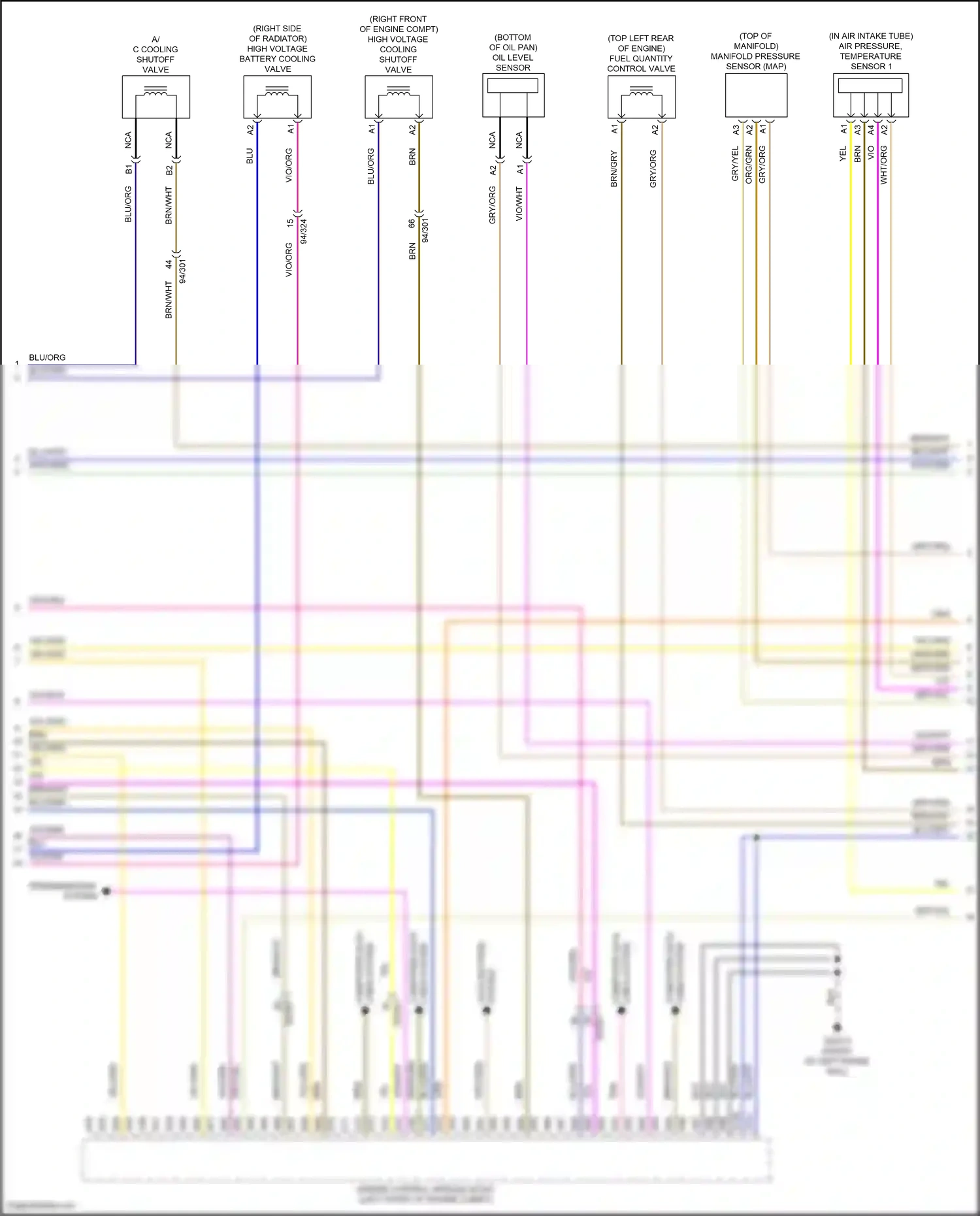 Volvo S90 II facelift (2020-2024) computer data wiring diagram  (1 of 2)