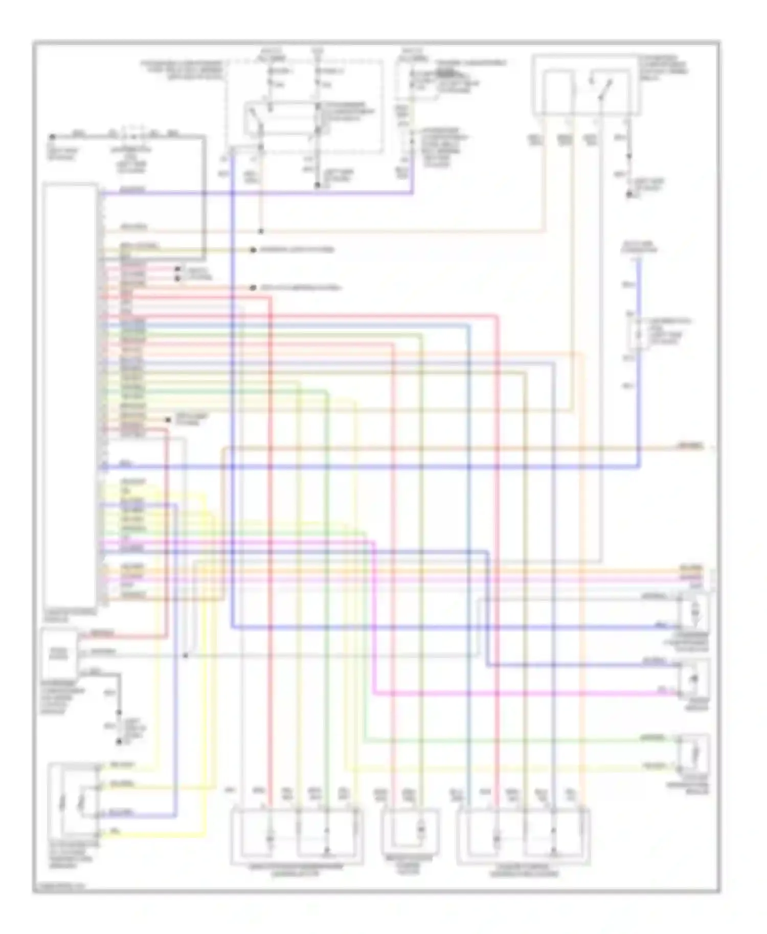 V40 Volvo I facelift (1999-2004): Automatic a/c circuit (1 of 2)