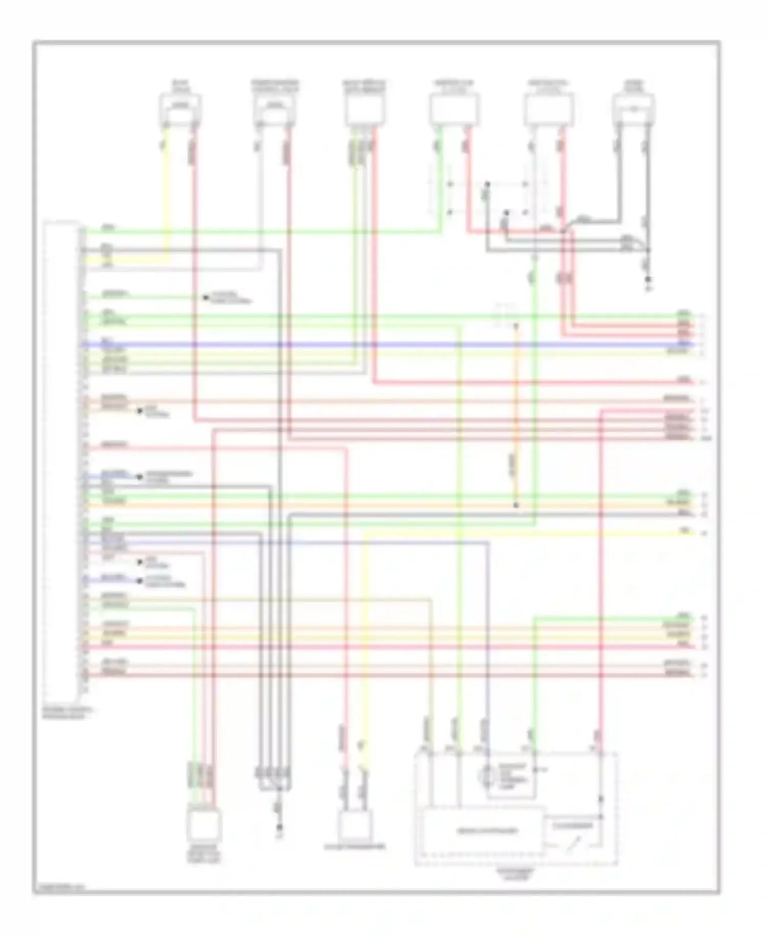 V40 Volvo I facelift (1999-2004): Wiring diagram engine performance 1.9l turbos (1 of 3)