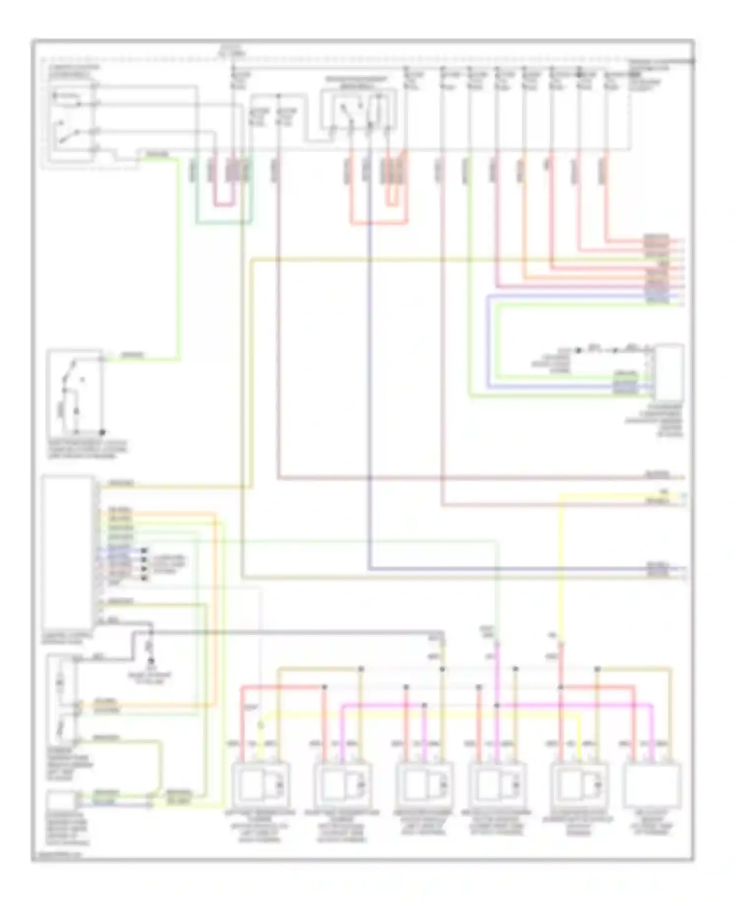 V50 Volvo I facelift (2007-2012): Automatic a/c circuit (1 of 2)