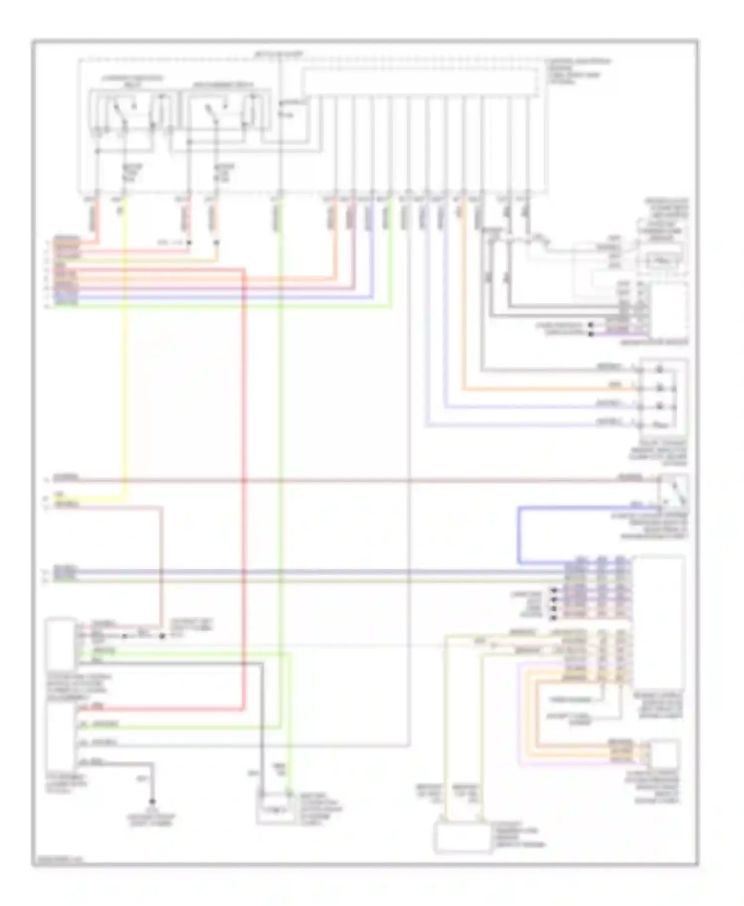 V50 Volvo I facelift (2007-2012): Automatic a/c circuit (2 of 2)