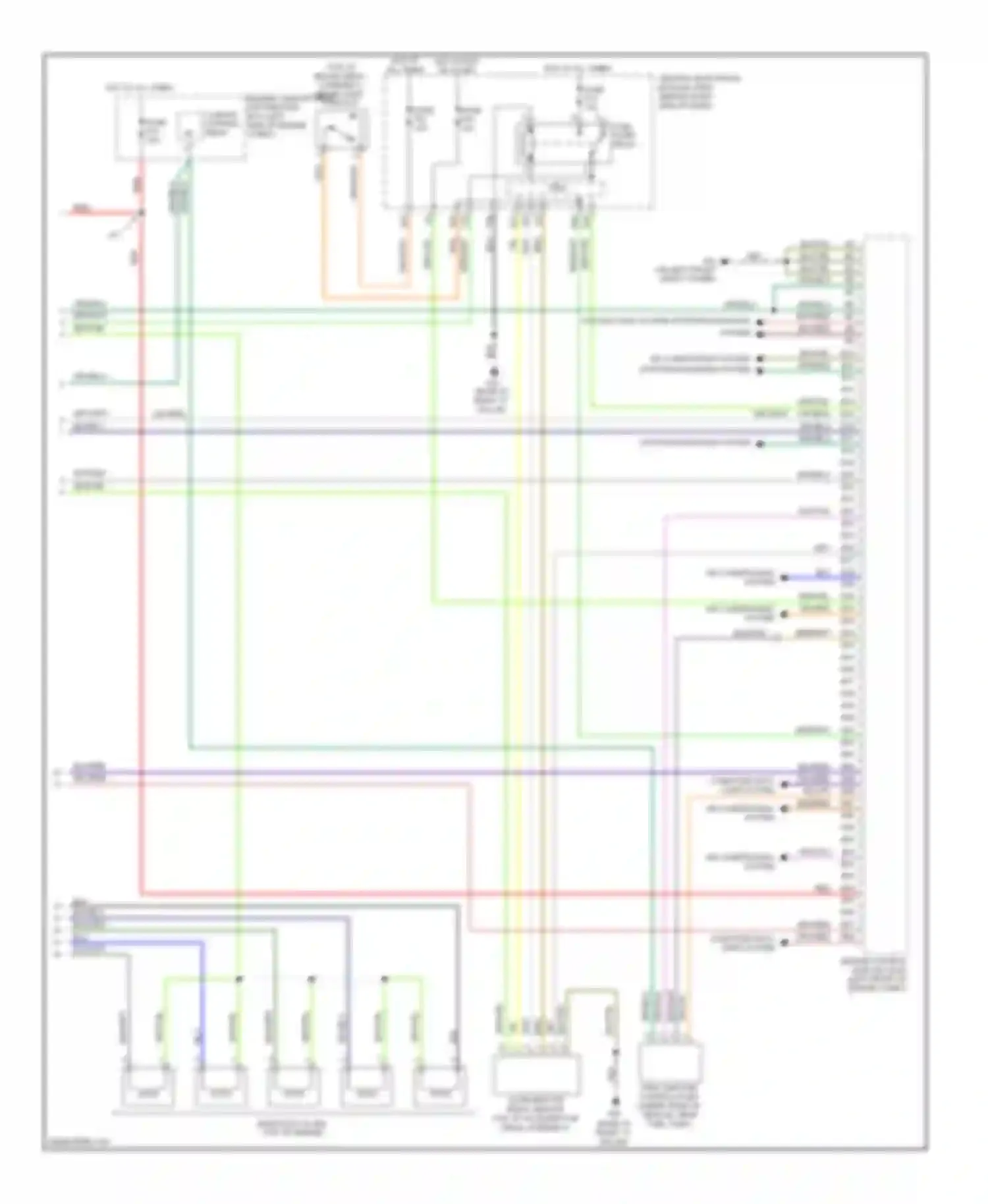 V50 Volvo I facelift (2007-2012): Wiring diagram engine performance 2.4l (4 of 4)