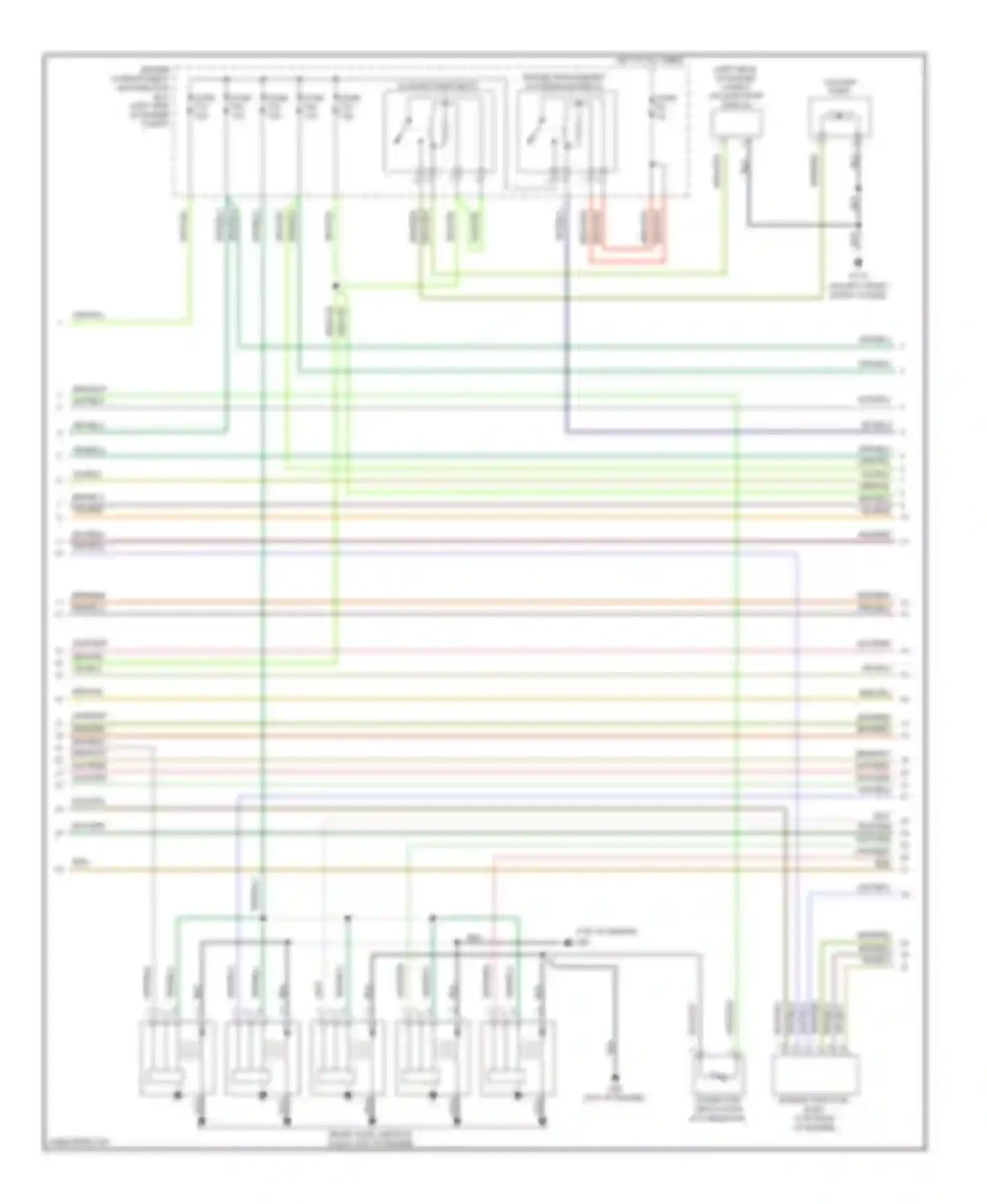 V50 Volvo I facelift (2007-2012): Wiring diagram engine performance 2.5l turbo (2 of 4)