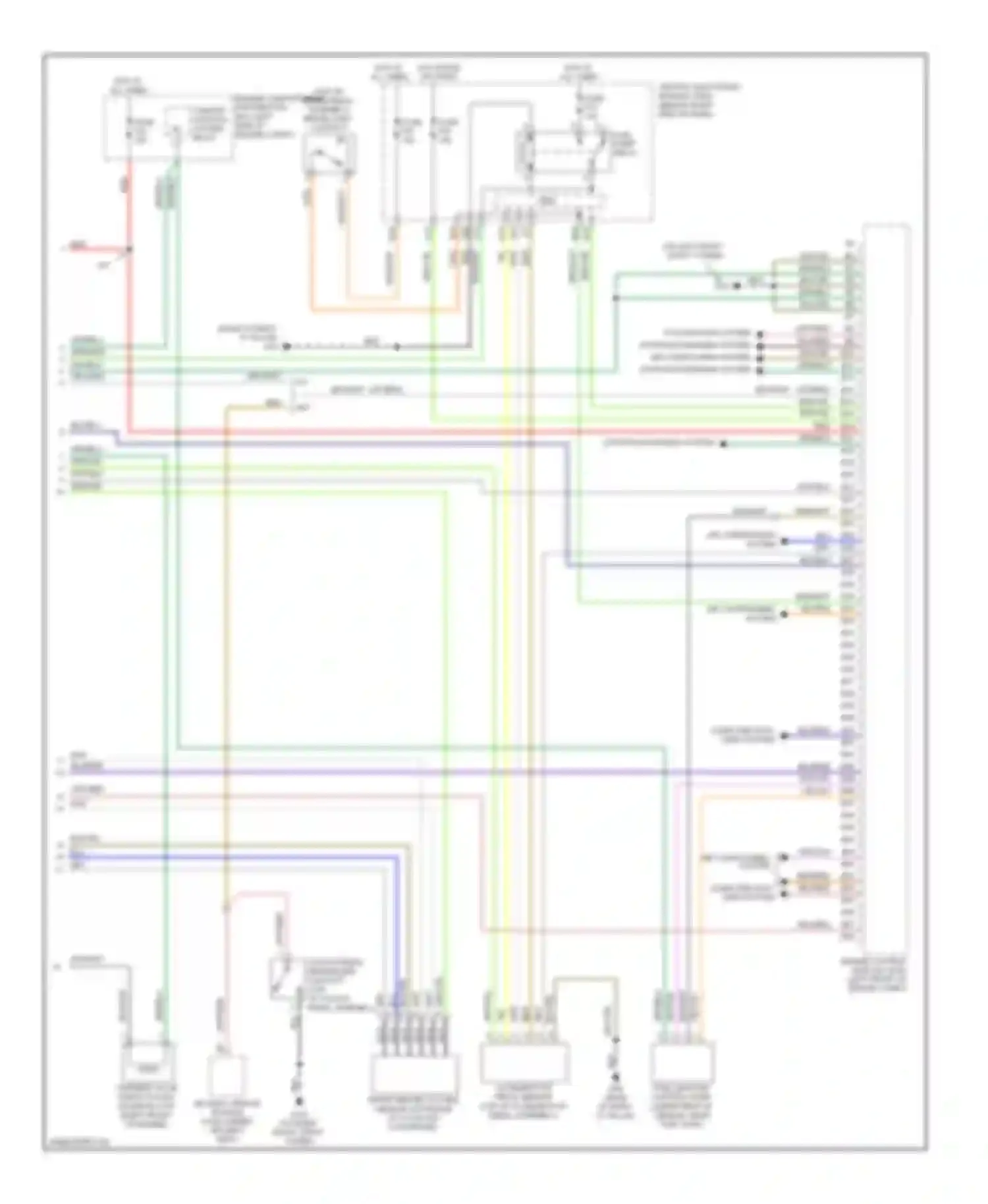 V50 Volvo I facelift (2007-2012): Wiring diagram engine performance 2.5l turbo (4 of 4)