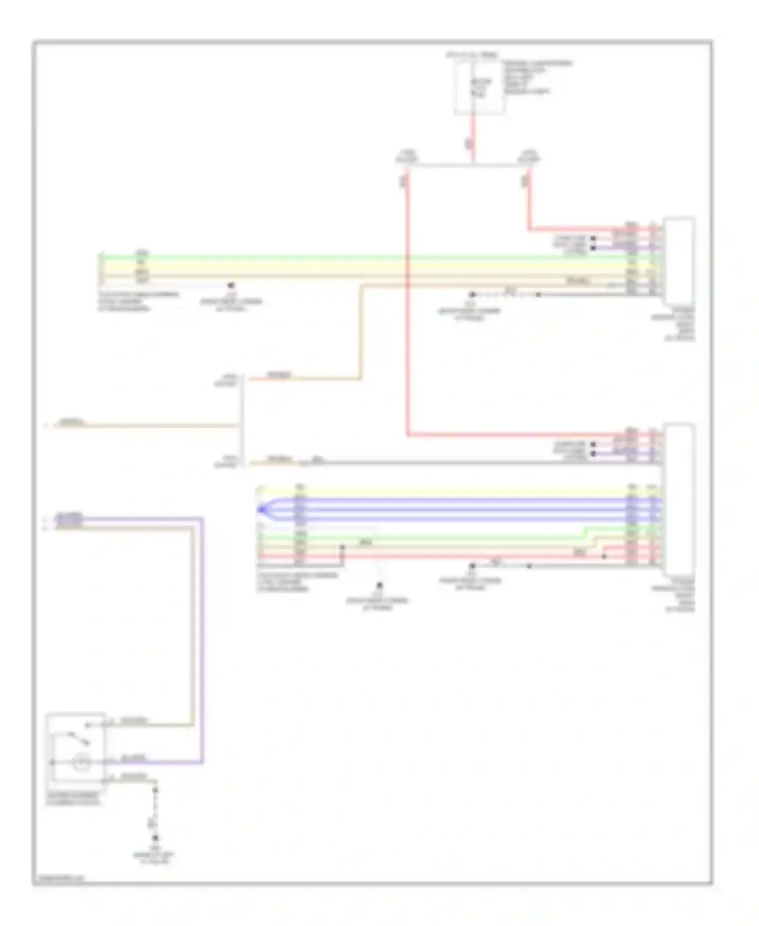 V50 Volvo I facelift (2007-2012): Exterior lamps circuit (3 of 3)