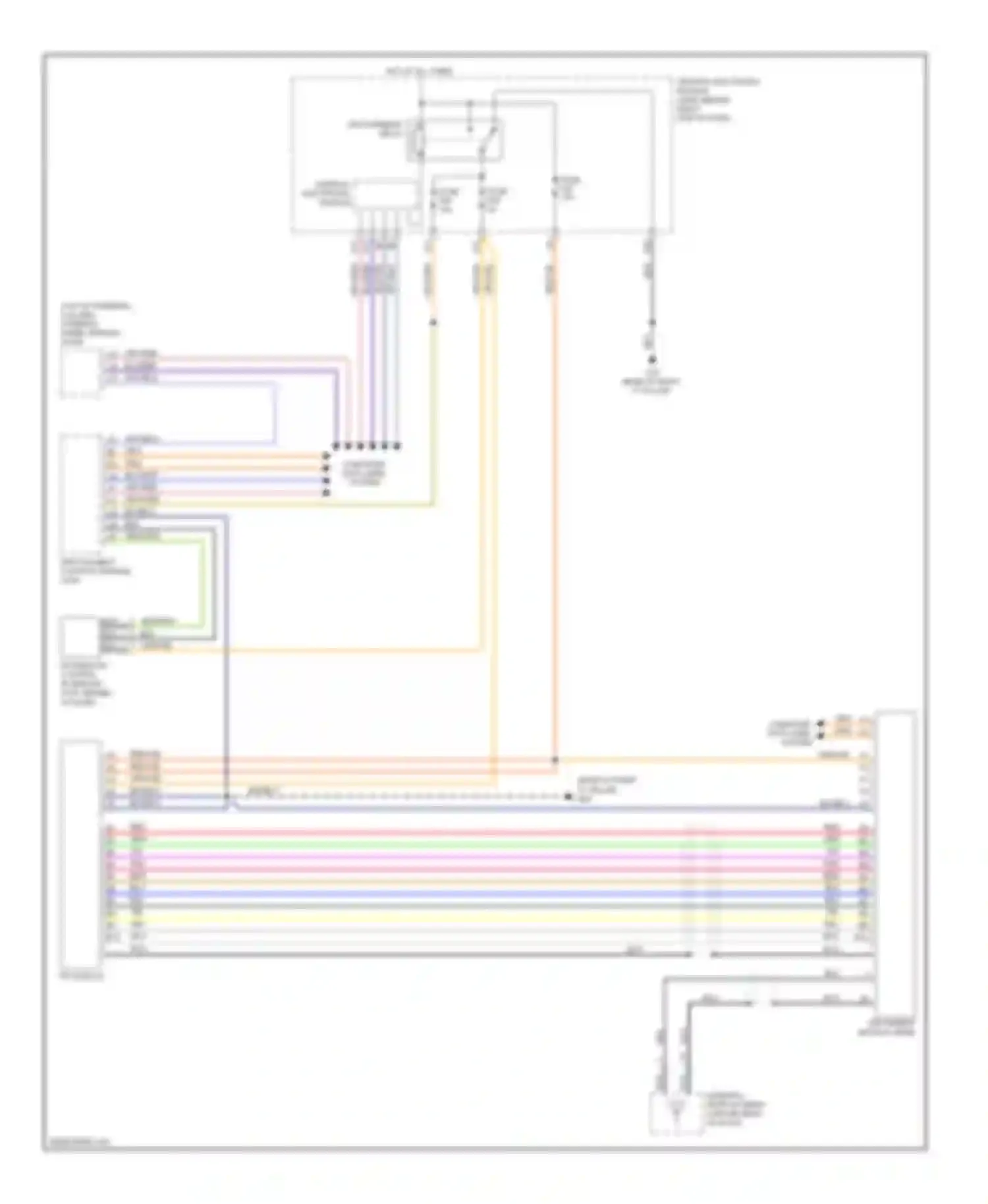 V50 Volvo I facelift (2007-2012): Road traffic information circuit