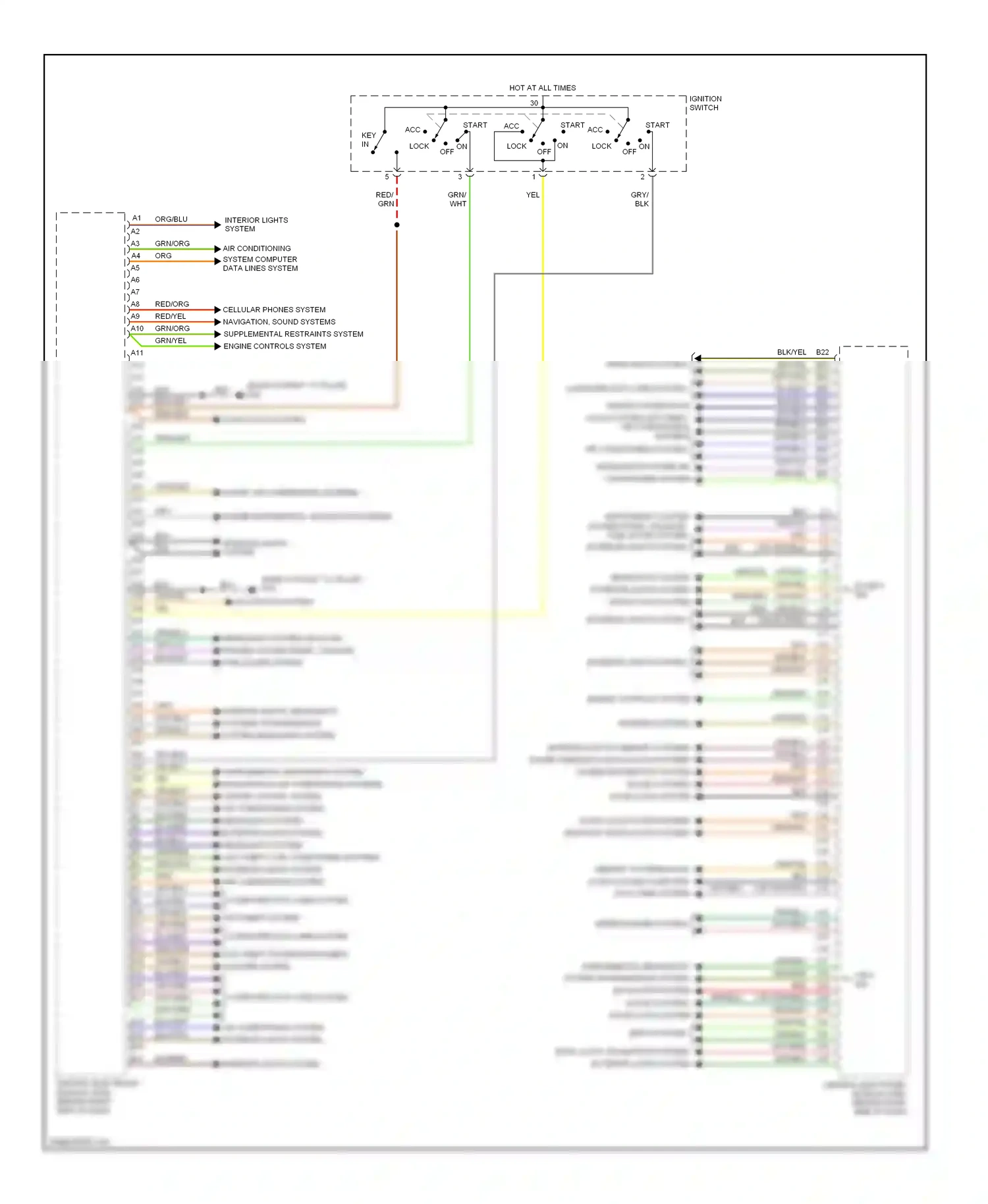 Volvo V50 I facelift (2007-2012) air conditioning system computer data lines system wiring diagram  (1 of 1)