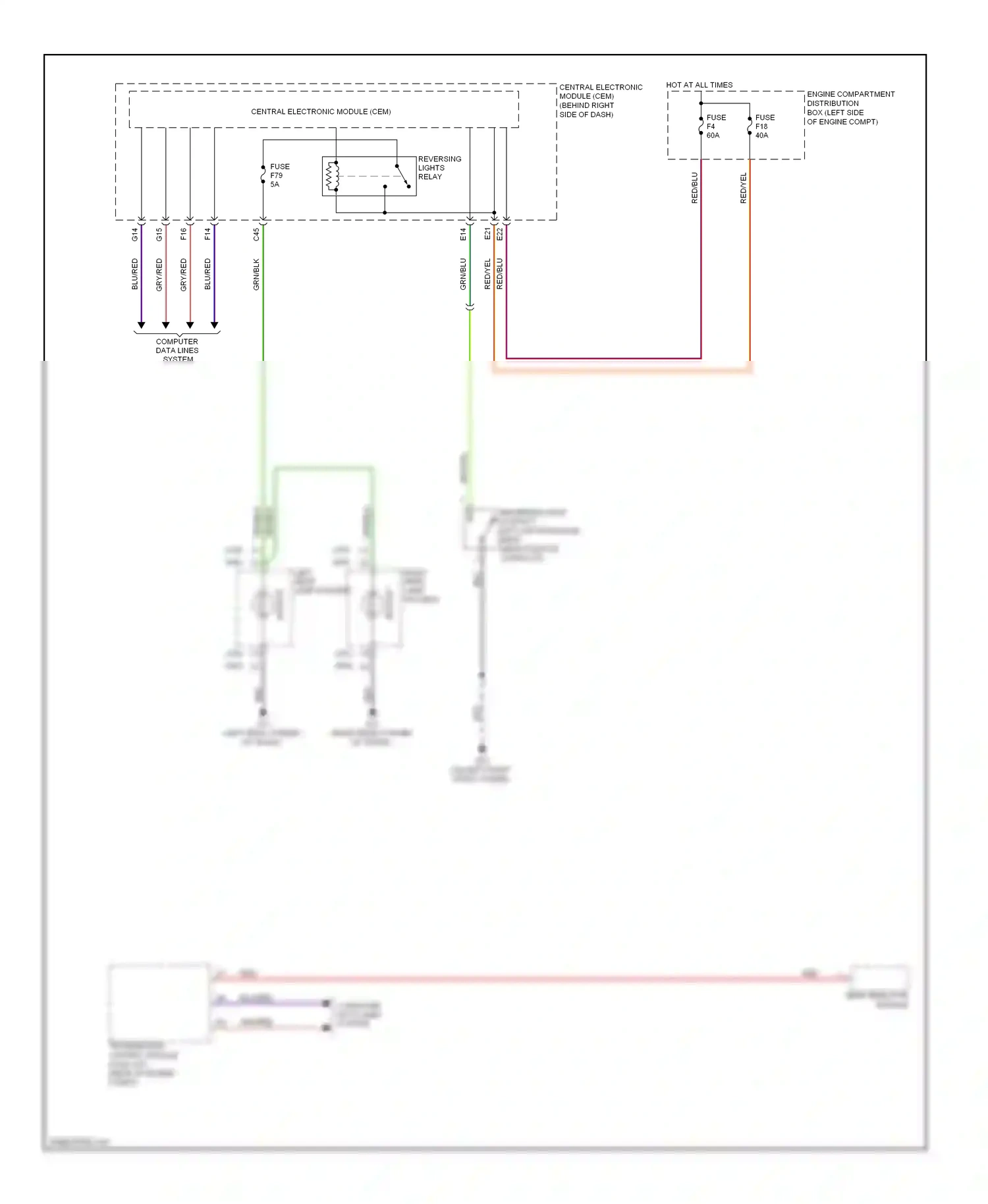 Volvo V50 I facelift (2007-2012) computer data lines system wiring diagram  (12 of 43)