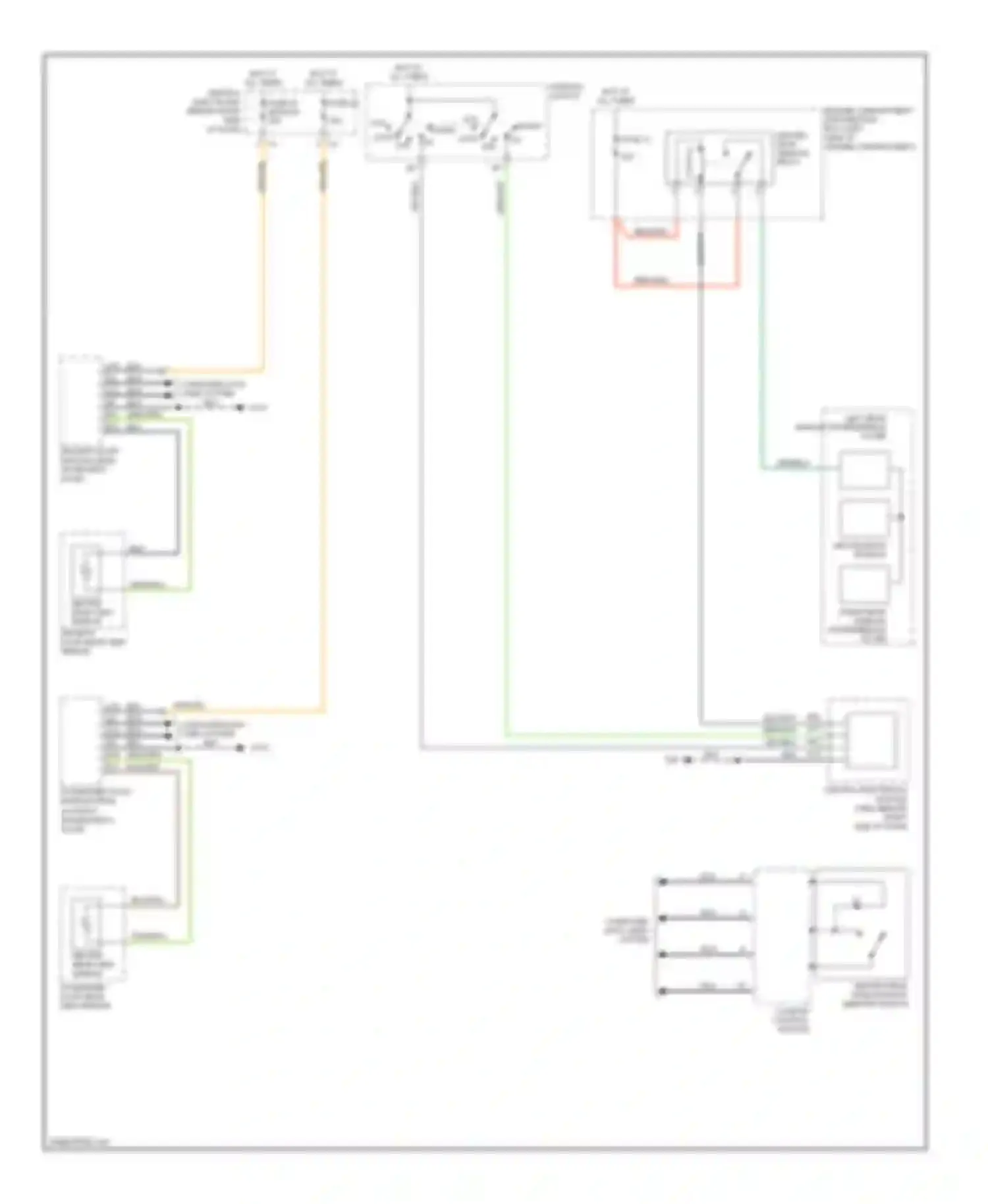 V50 Volvo I (2004-2007): Defoggers circuit