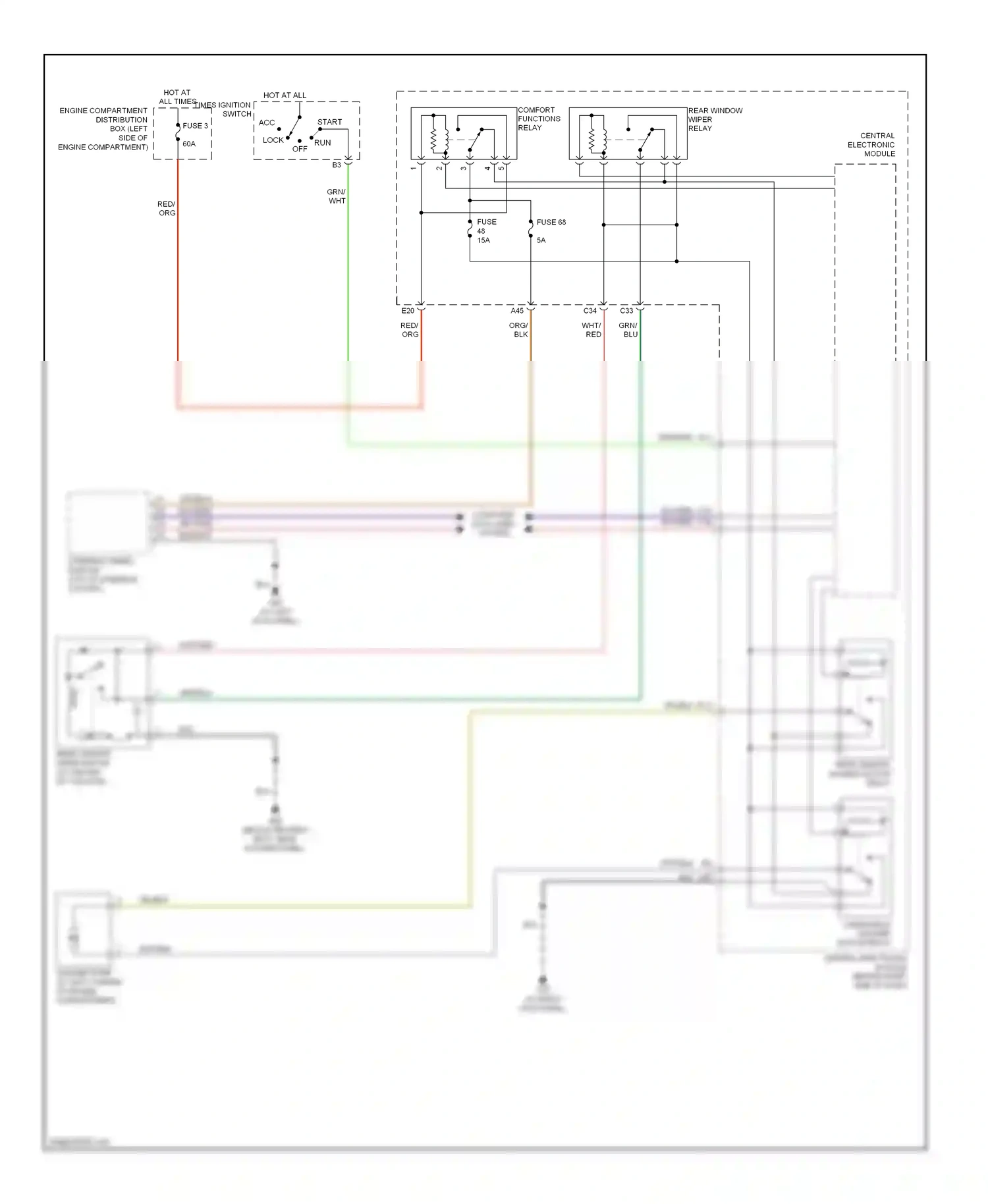 Volvo V50 I (2004-2007) computer data lines system wiring diagram  (32 of 32)