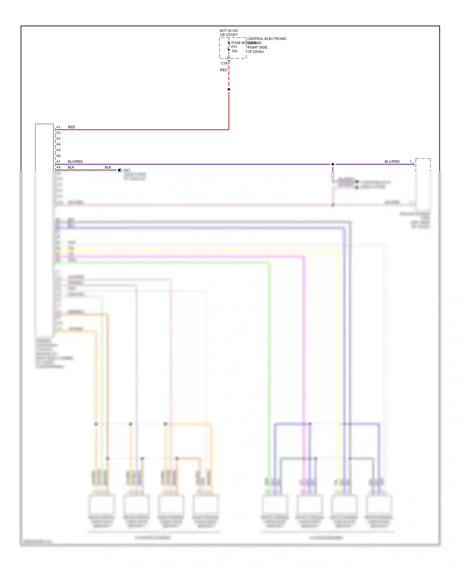 Volvo V50 I (2004-2007) computer data lines system wiring diagram  (27 of 32)