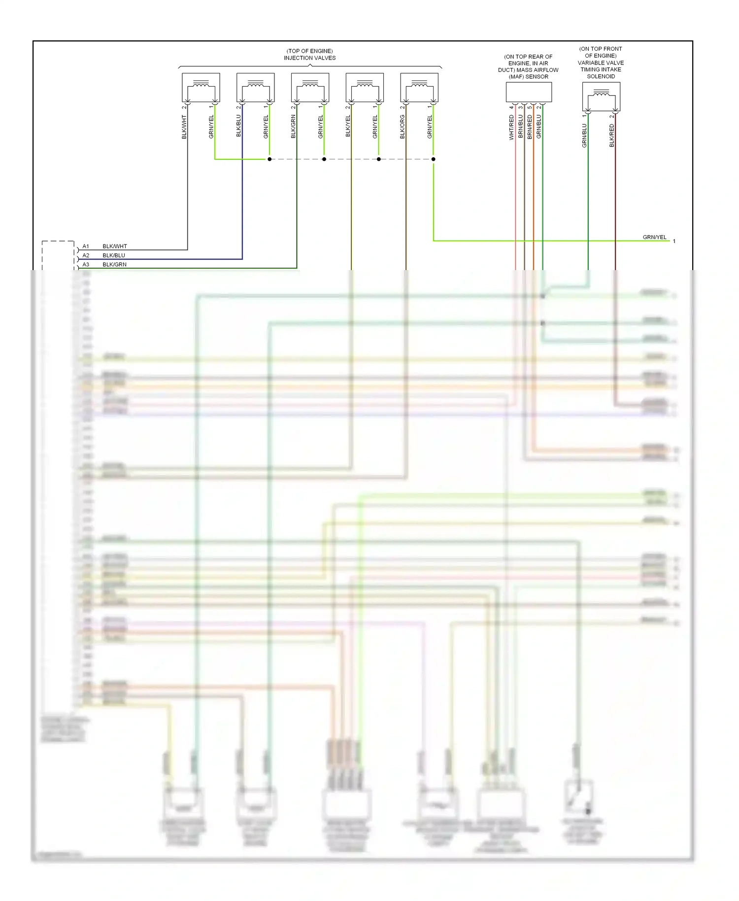 Volvo V50 I (2004-2007) engine control module (ecm) (left front of engine compt) wiring diagram  (9 of 13)
