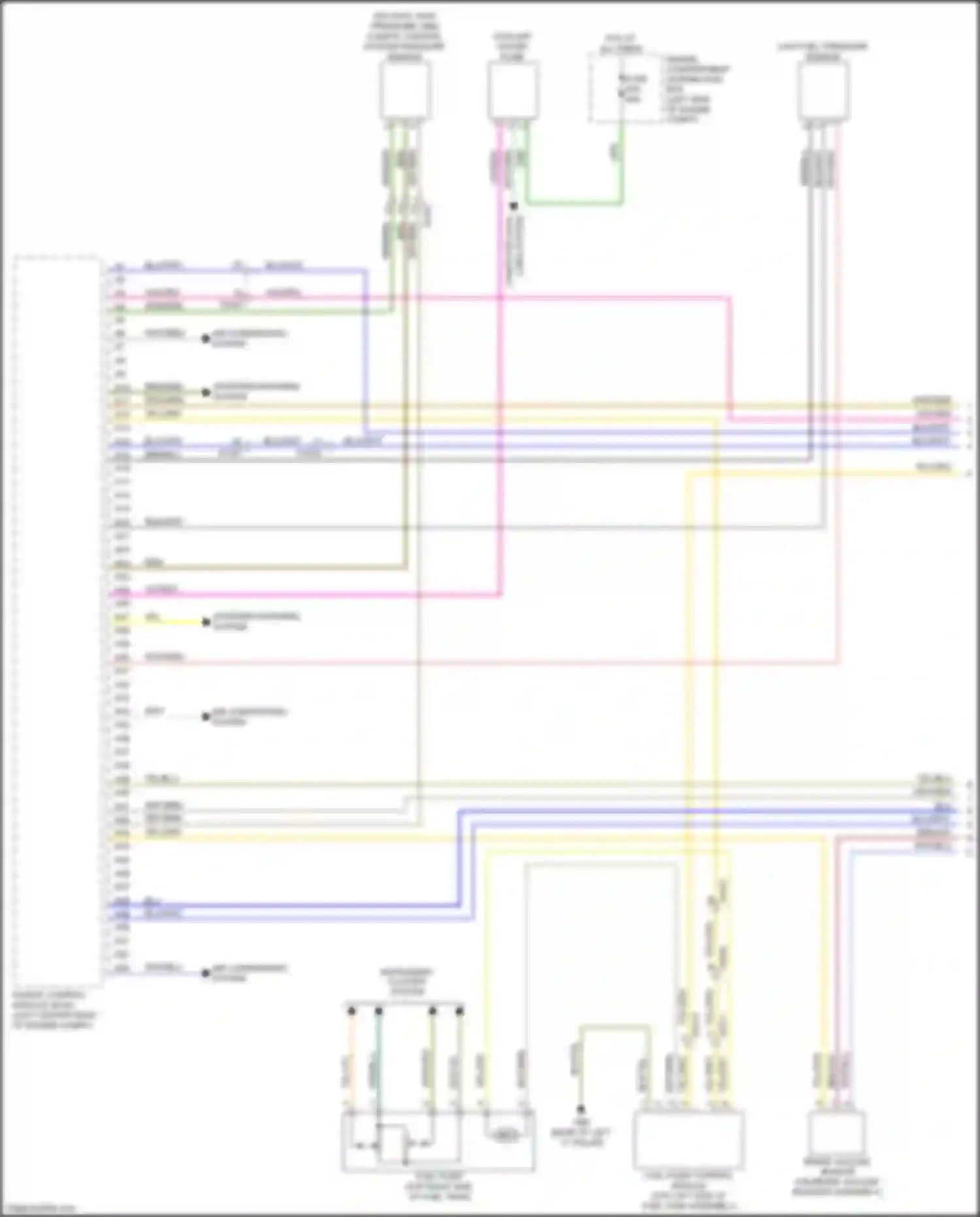 Car Wiring Diagrams for V60 Cross Country Volvo I (2014-2018): Wiring diagram engine performance 2.0l turbo (1 of 6)