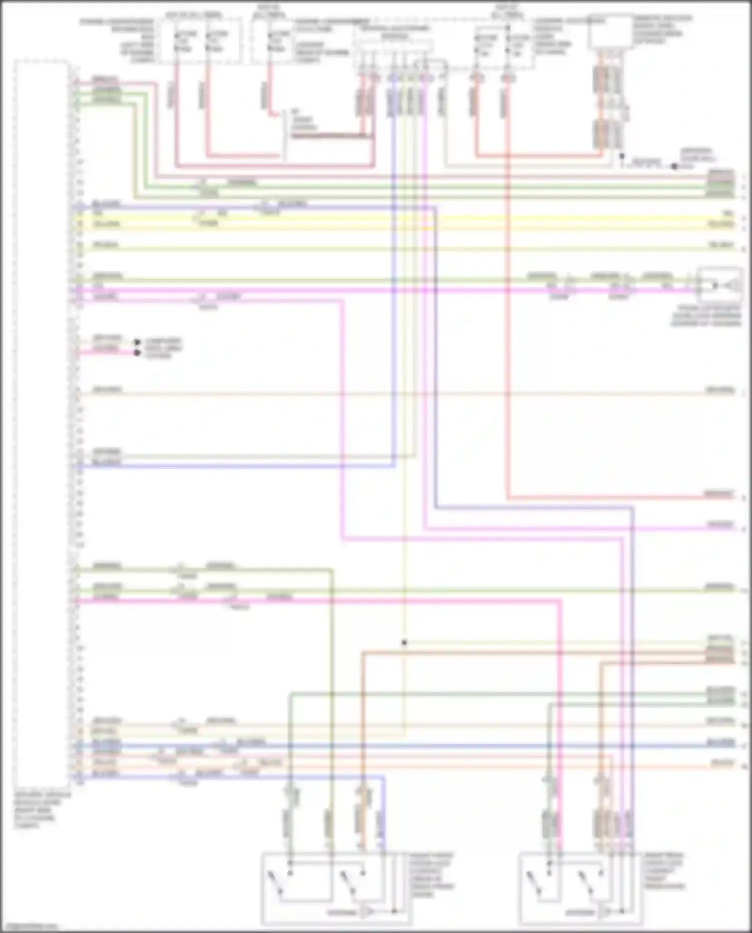 Wiring diagram computer data lines system for Volvo V60 Cross Country I (2014-2018) (57 of 70)