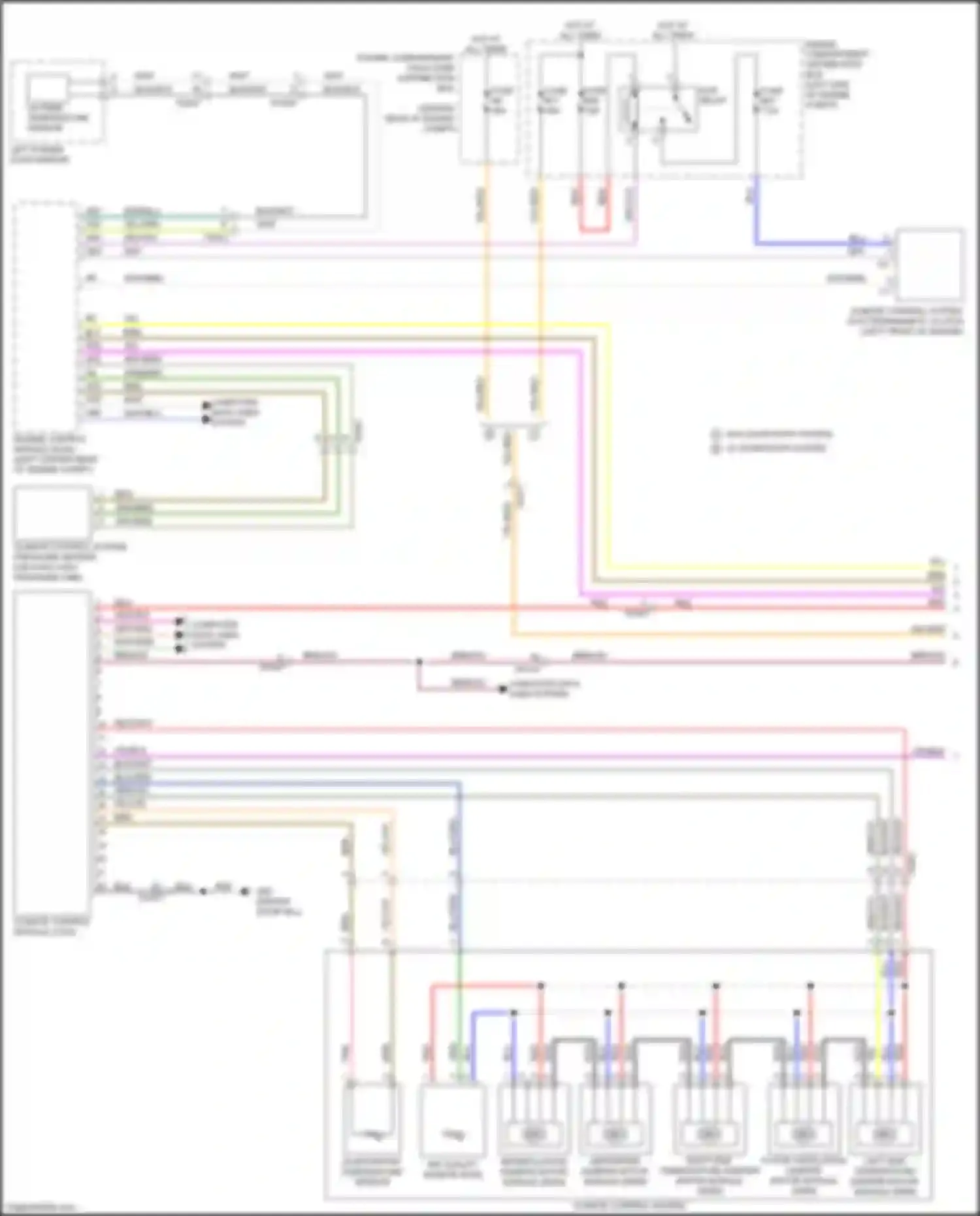Wiring diagram computer data lines system for Volvo V60 Cross Country I (2014-2018) (2 of 70)