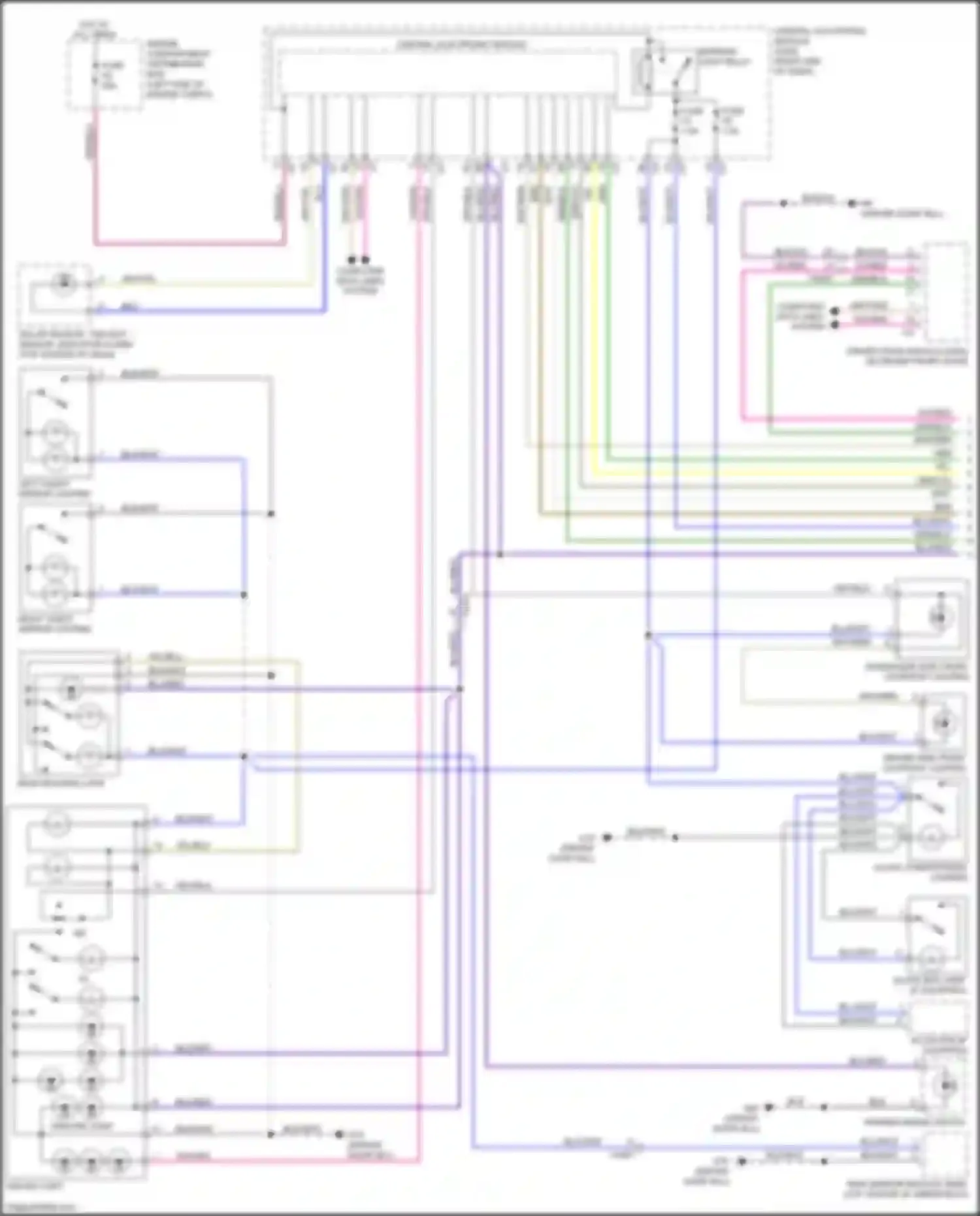 Wiring diagram computer data lines system for Volvo V60 Cross Country I (2014-2018) (12 of 70)