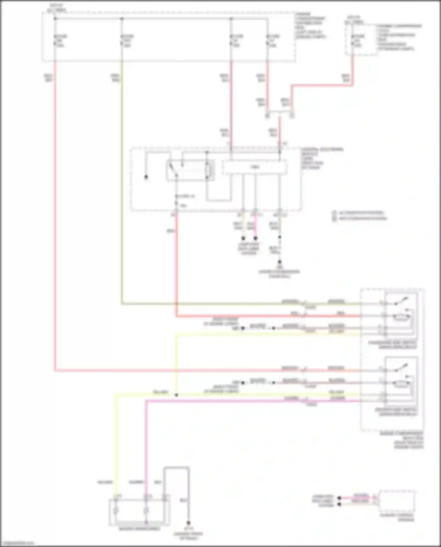 Wiring diagram computer data lines system for Volvo V60 Cross Country I (2014-2018) (24 of 70)