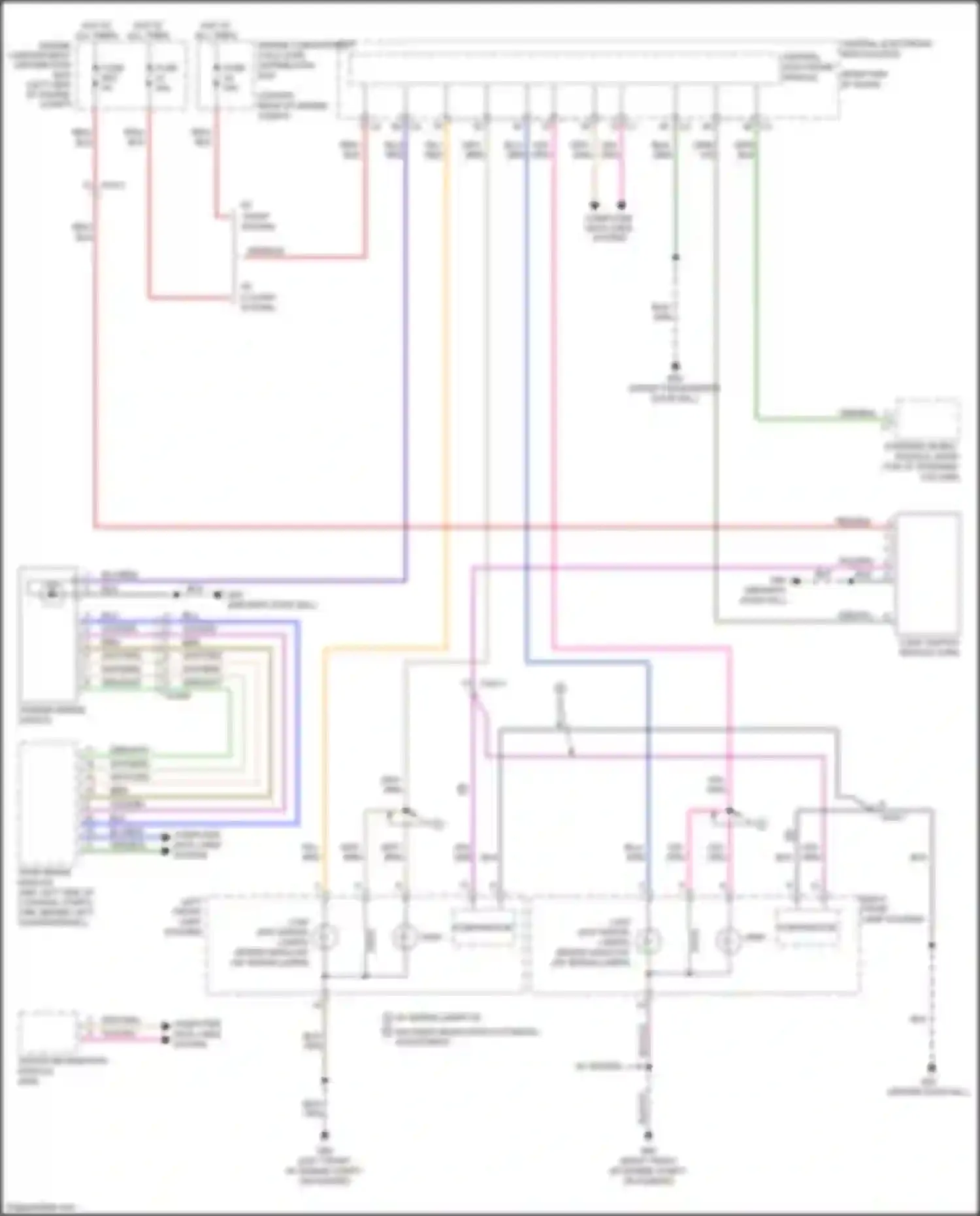 Wiring diagram computer data lines system for Volvo V60 Cross Country I (2014-2018) (64 of 70)