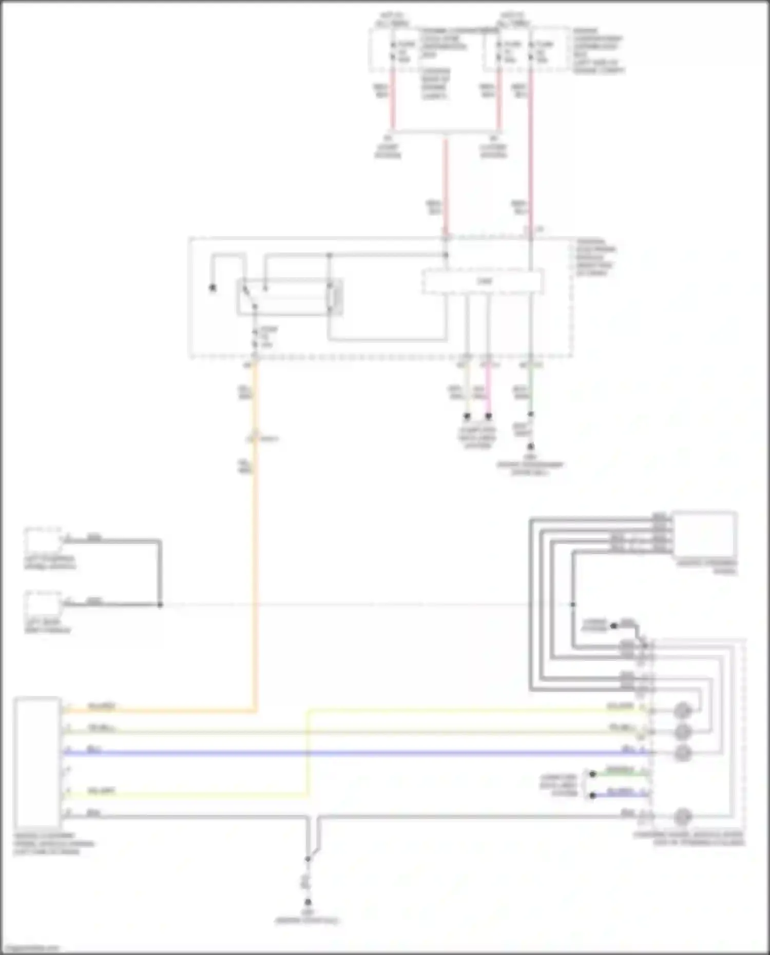 Wiring diagram computer data lines system for Volvo V60 Cross Country I (2014-2018) (37 of 70)