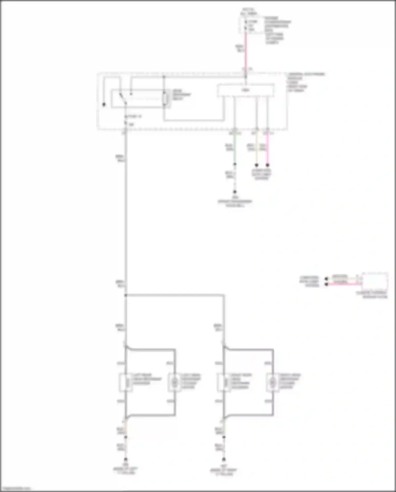 Wiring diagram computer data lines system for Volvo V60 Cross Country I (2014-2018) (38 of 70)