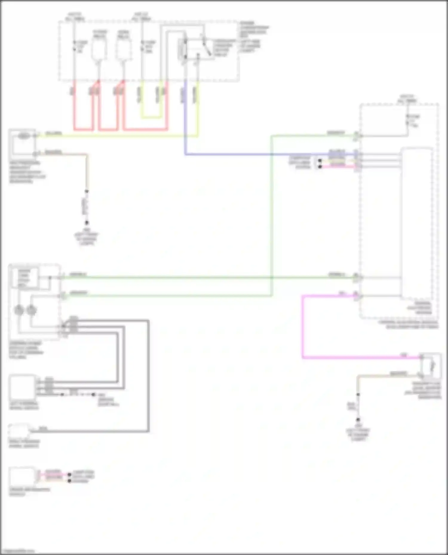 Wiring diagram computer data lines system for Volvo V60 Cross Country I (2014-2018) (36 of 70)