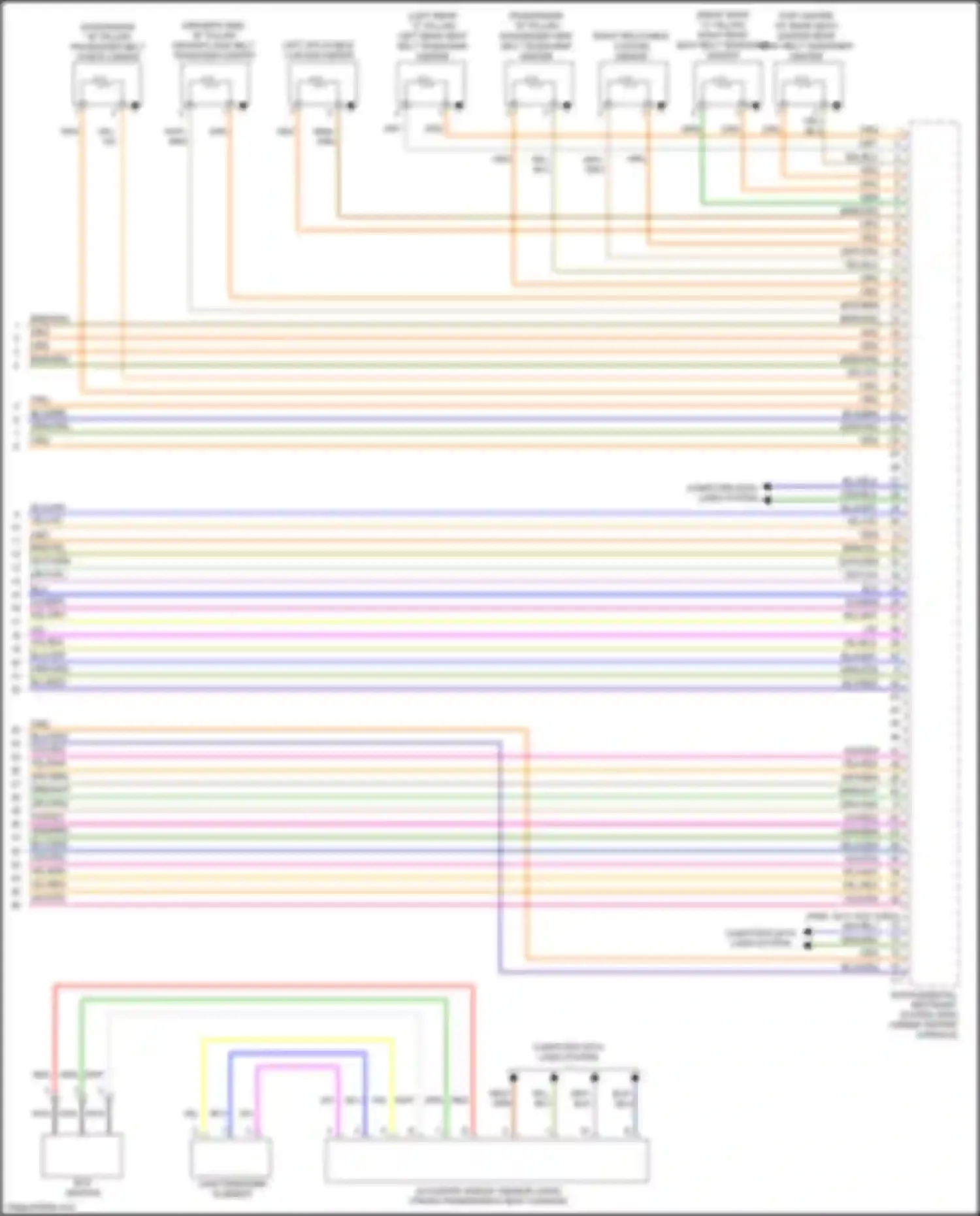 Wiring diagram computer data lines system for Volvo V60 Cross Country I (2014-2018) (30 of 70)