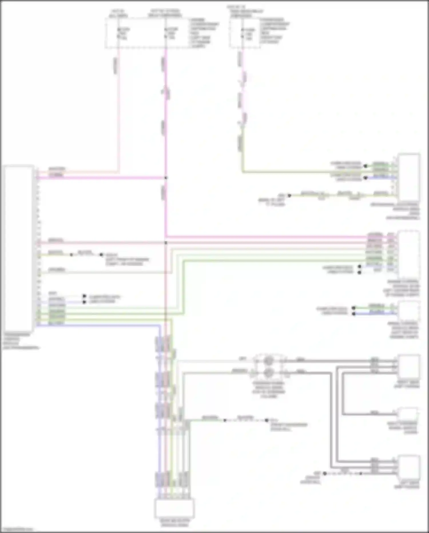 Wiring diagram computer data lines system for Volvo V60 Cross Country I (2014-2018) (68 of 70)