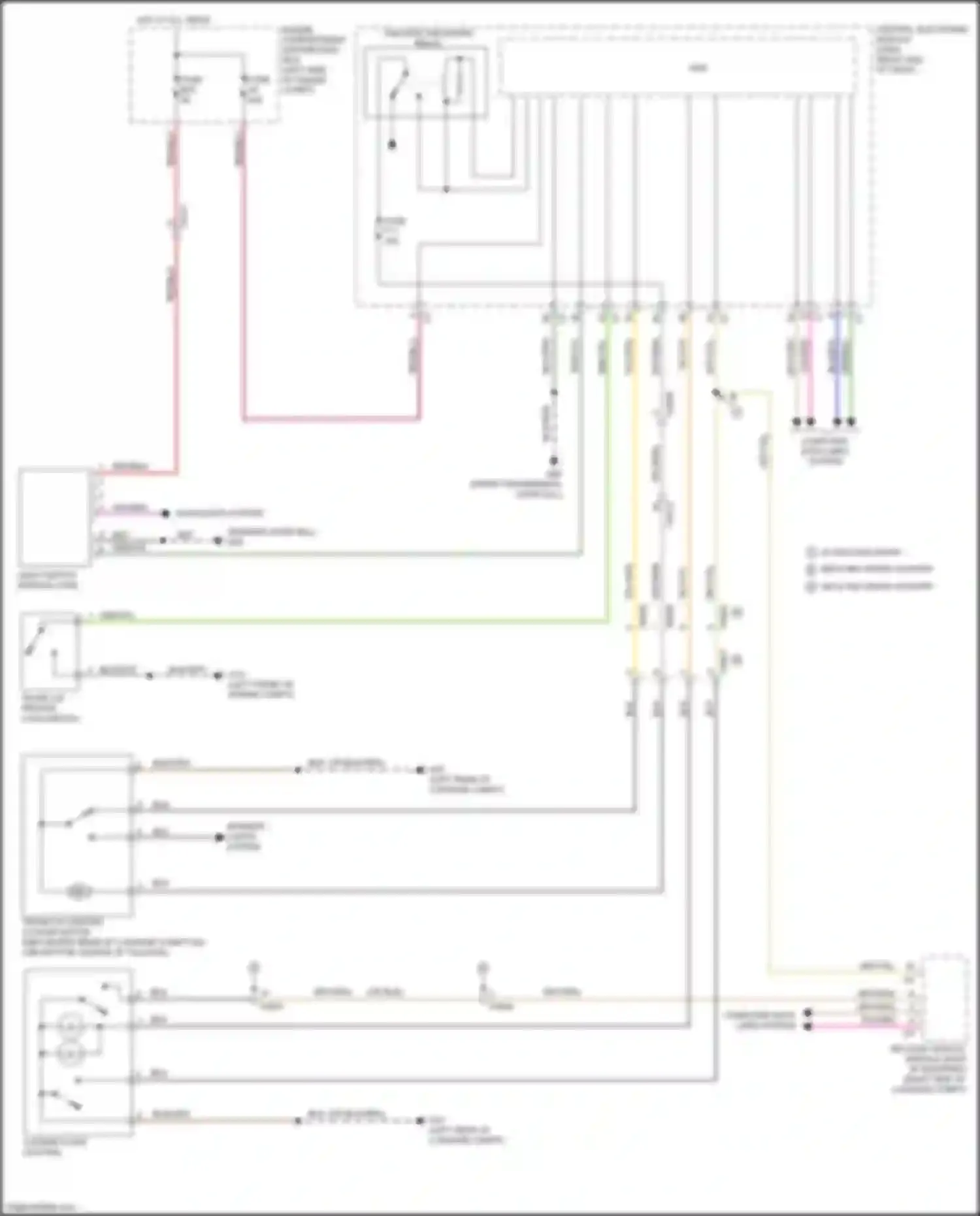 Wiring diagram computer data lines system for Volvo V60 Cross Country I (2014-2018) (69 of 70)