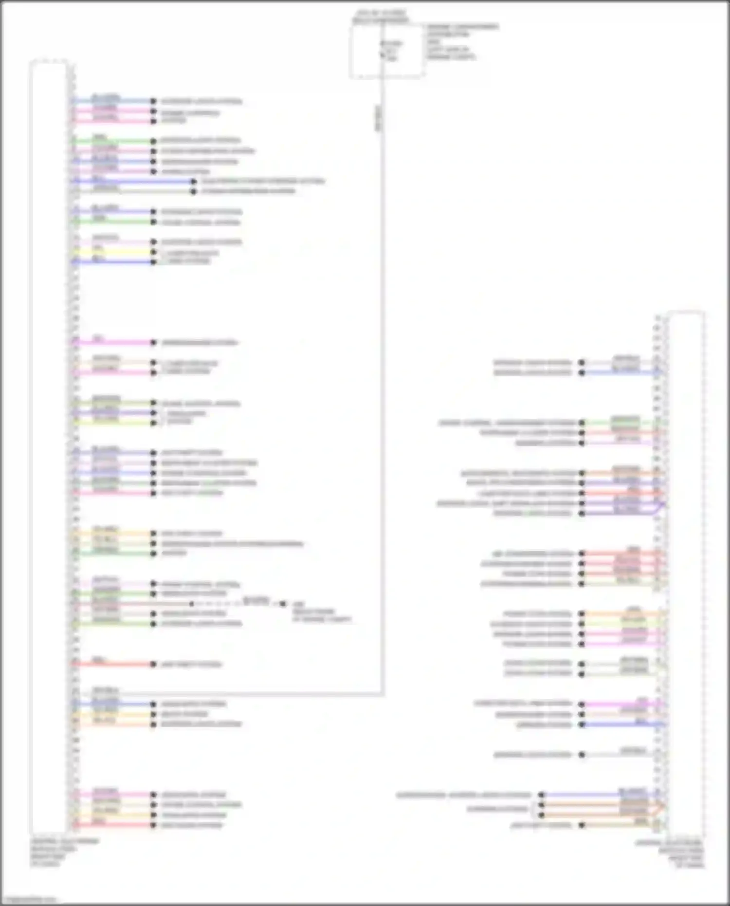 Wiring diagram cruise control system headlights system for Volvo V60 Cross Country I (2014-2018) (1 of 1)