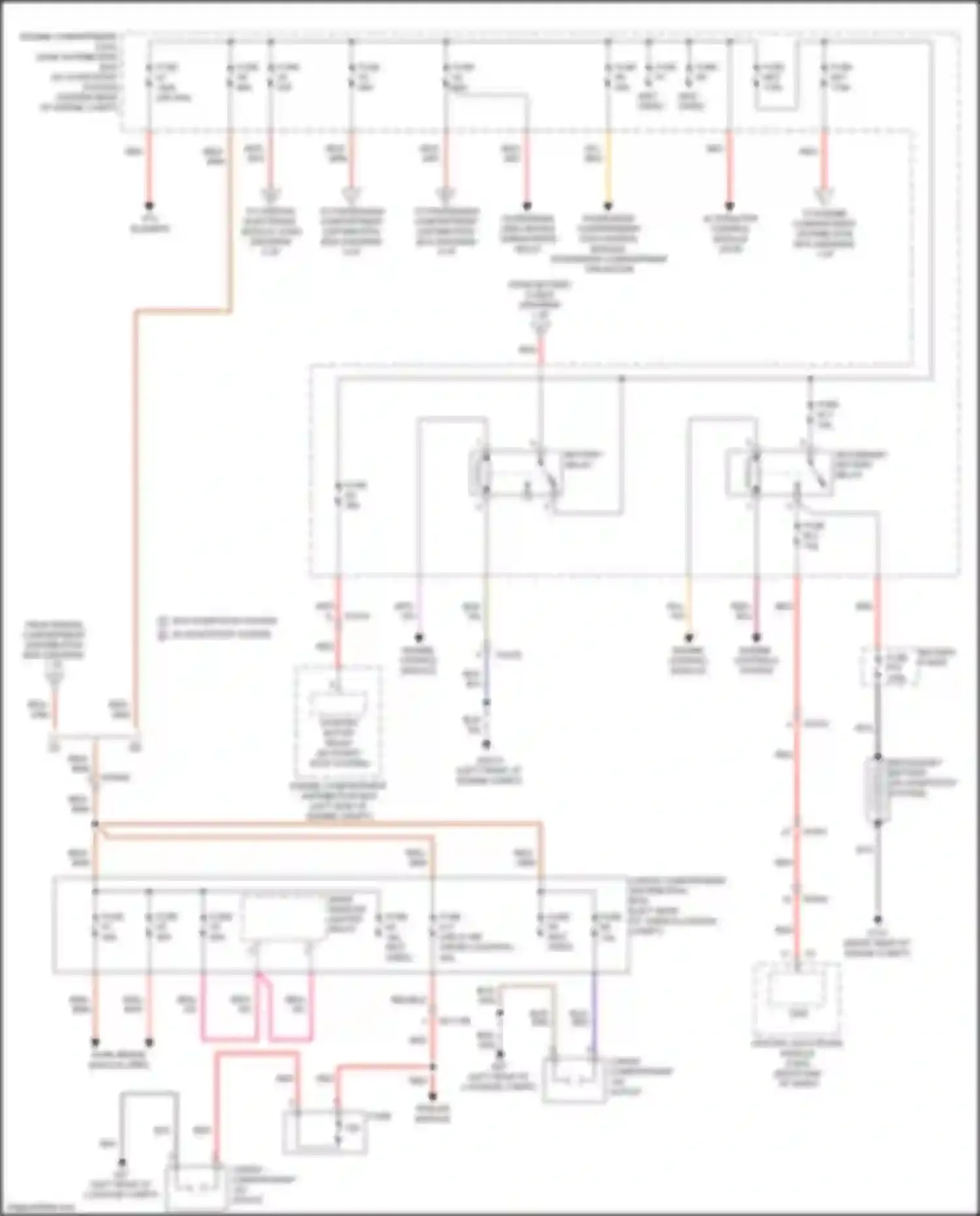 Wiring diagram engine control module for Volvo V60 Cross Country I (2014-2018) (3 of 3)
