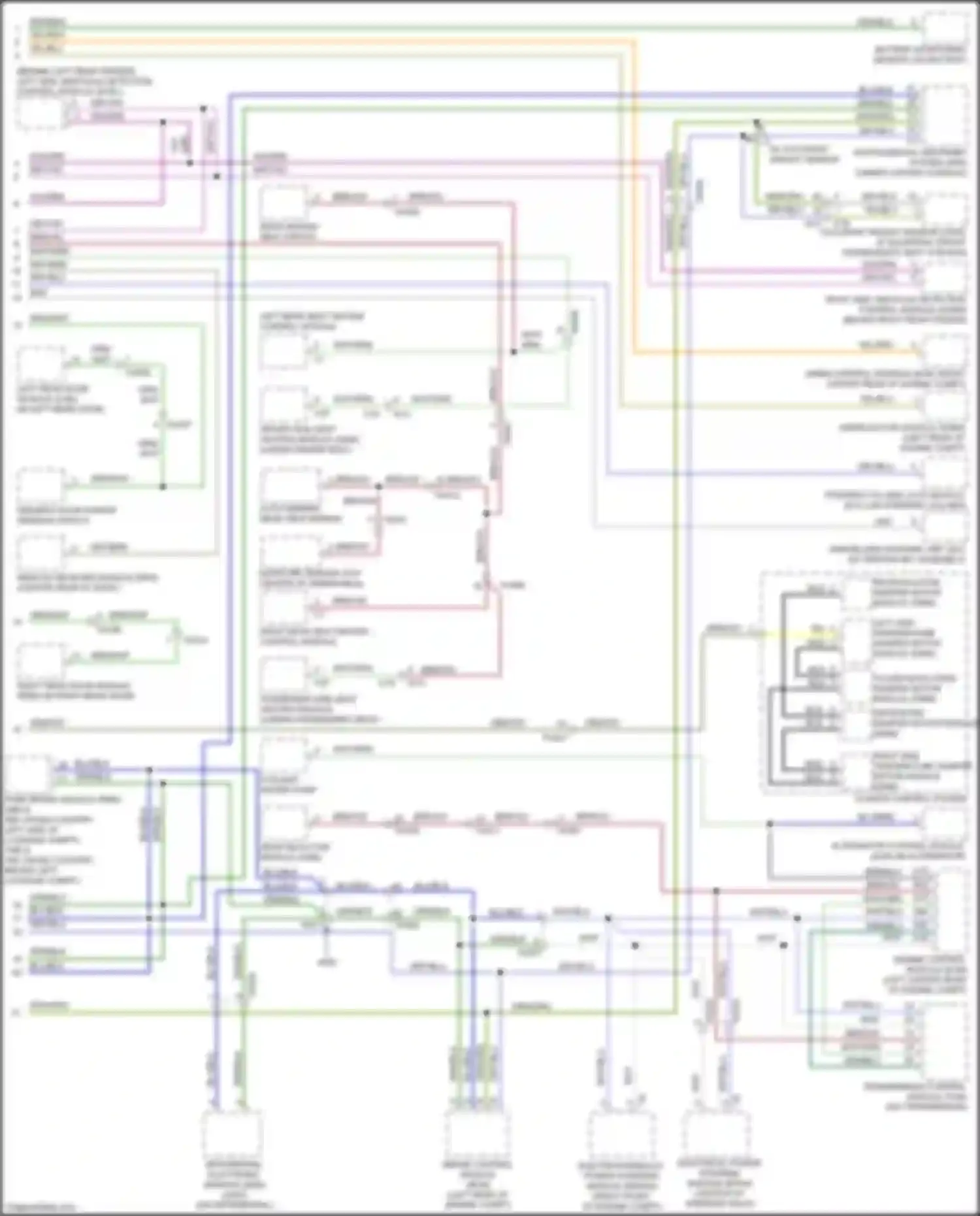 Wiring diagram engine control module for Volvo V60 Cross Country I (2014-2018) (2 of 3)