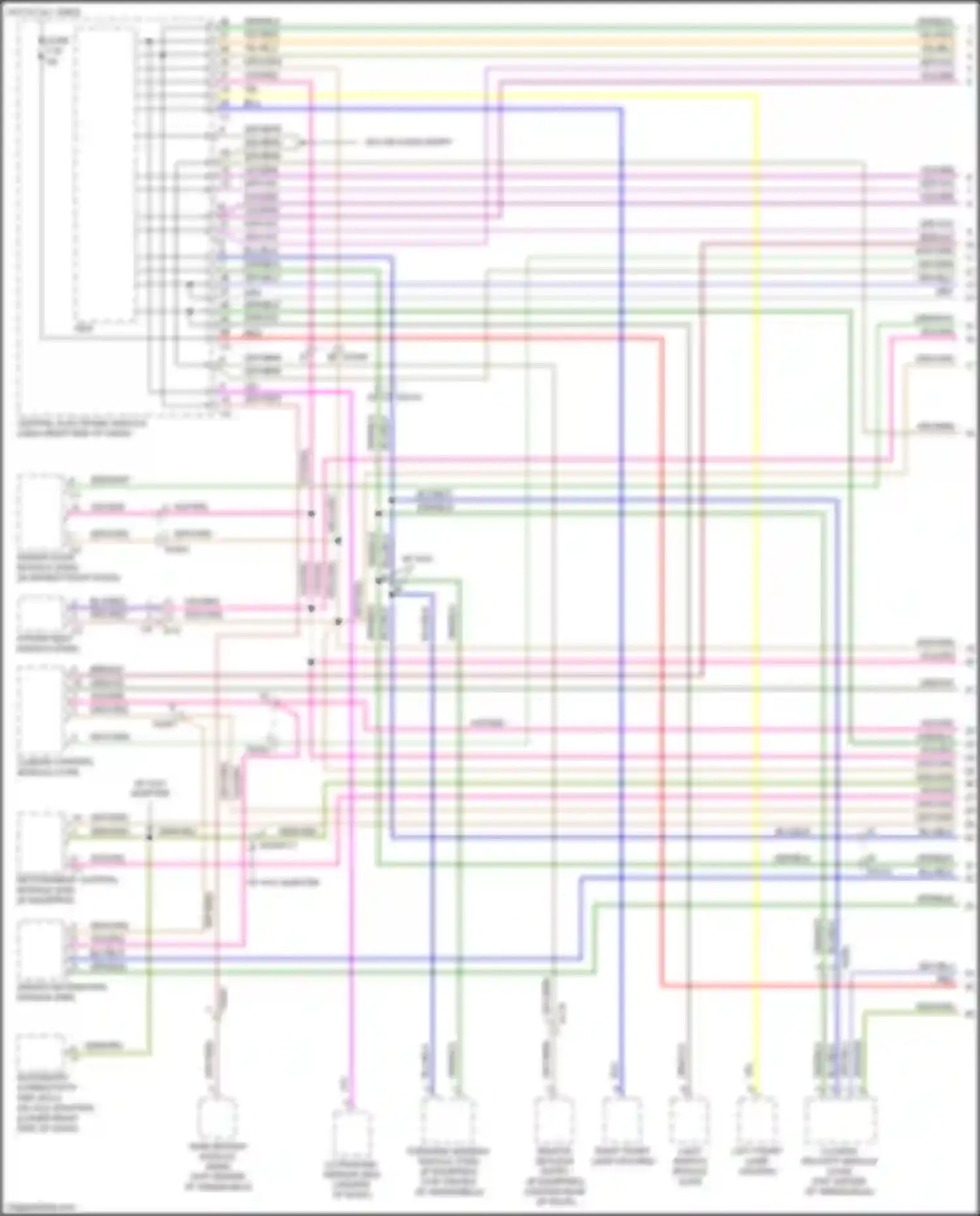 Wiring diagram lin bus 0 for Volvo V60 Cross Country I (2014-2018) (1 of 1)
