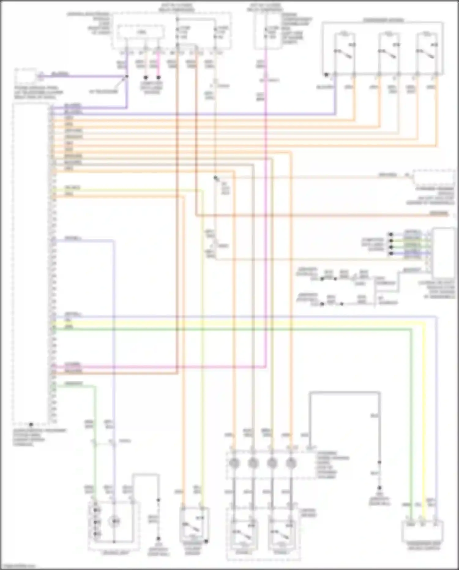 Wiring diagram steering column igniter for Volvo V60 Cross Country I (2014-2018) (1 of 1)